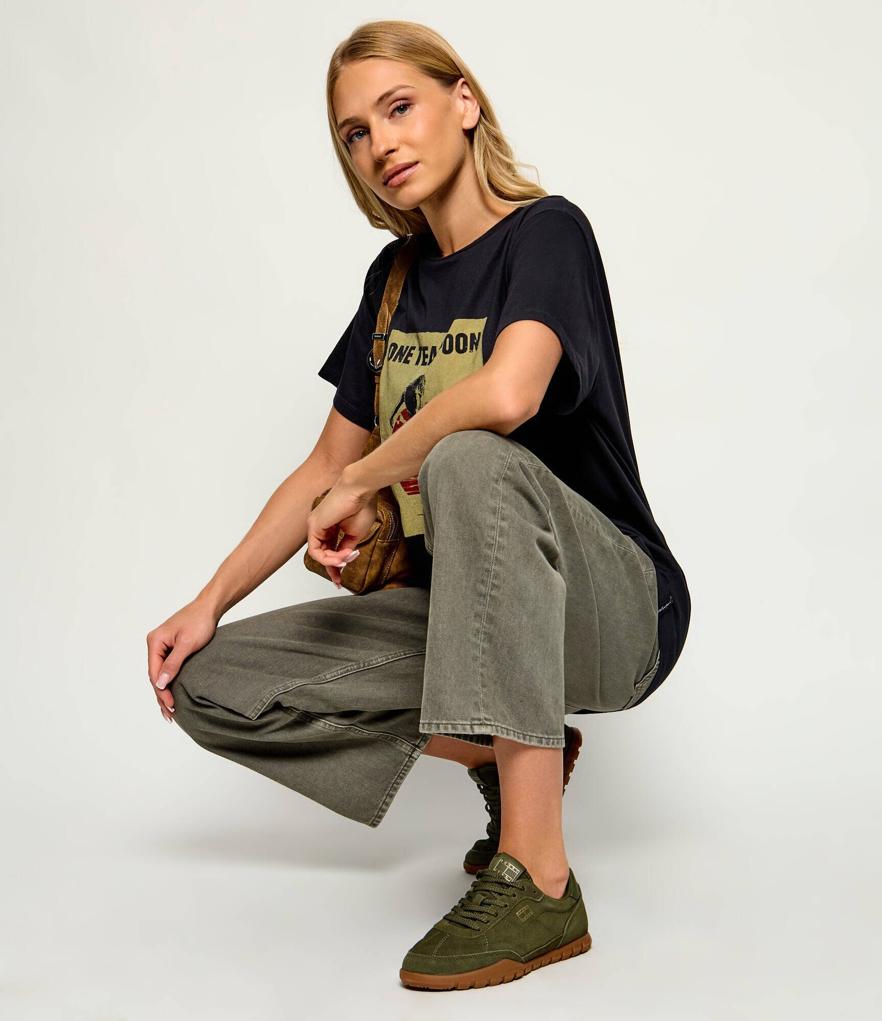 Tommy Jeans Sneakers | piele întoarsă