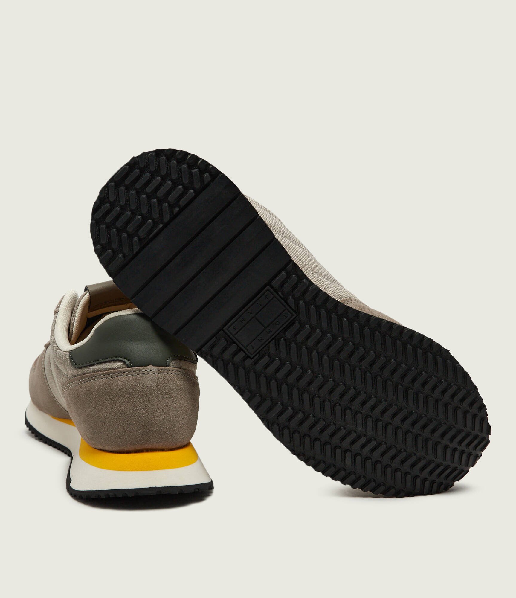 Tommy Jeans Sneakers Runner Flag | piele întoarsă