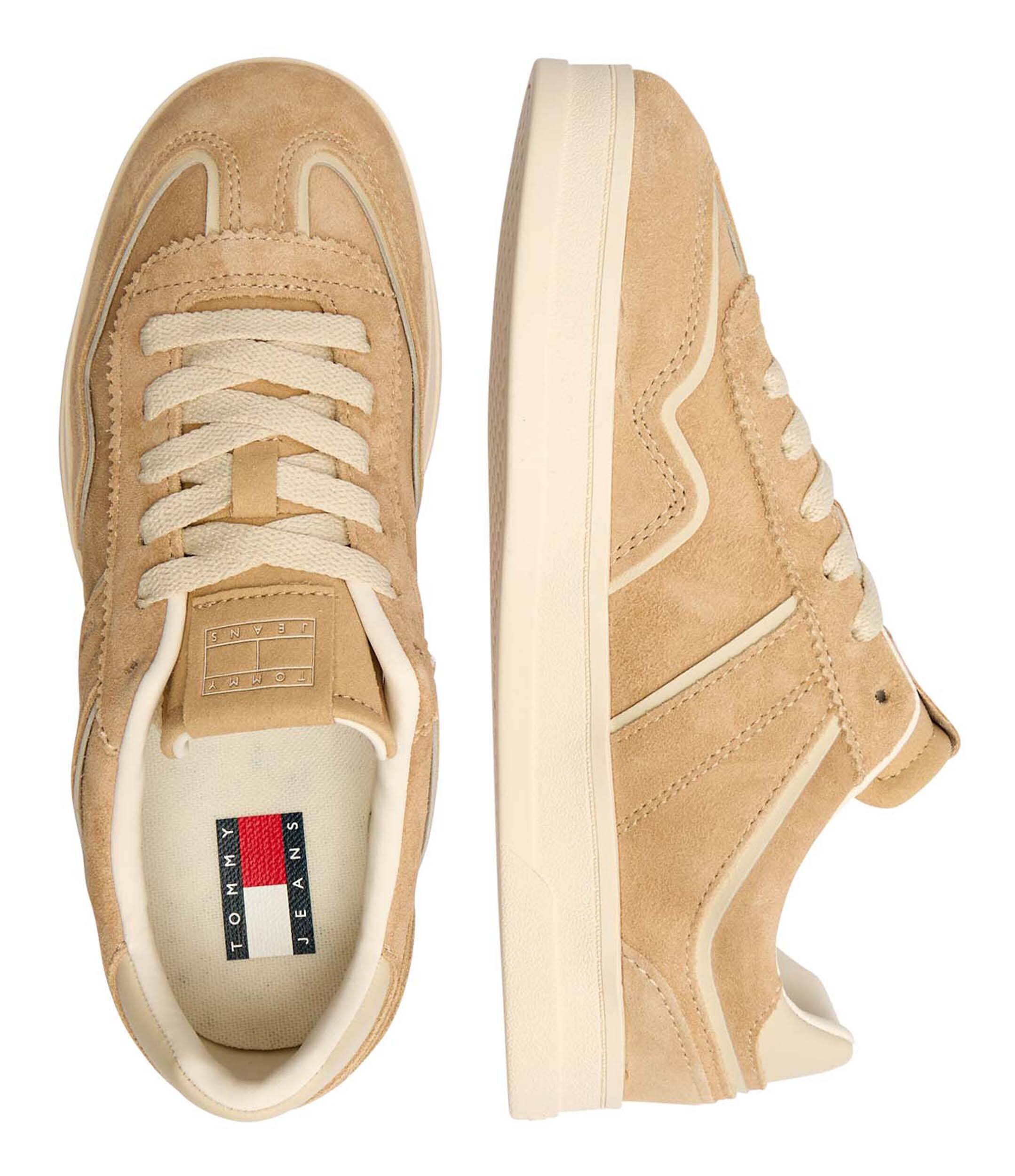 Tommy Jeans Sneakers The Greenwich | piele întoarsă