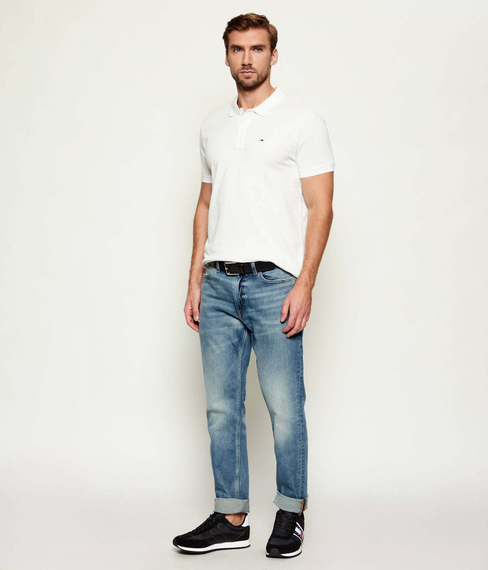 Tommy Jeans Sneakers TJM RUNNER CASUAL ESS cu adaos de piele