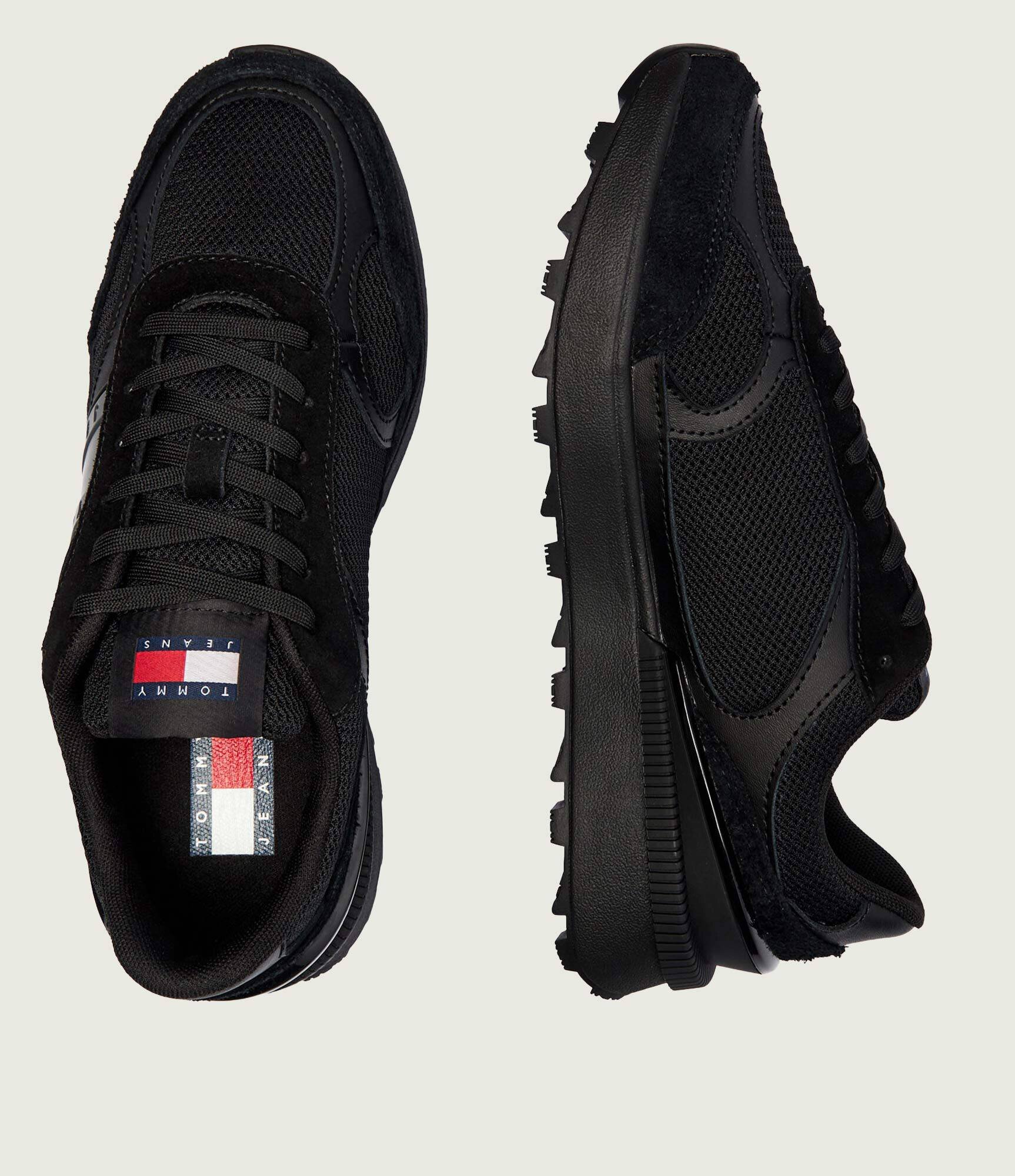 Tommy Jeans Sneakers TJM TECHNICAL RUNNER ESS cu adaos de piele