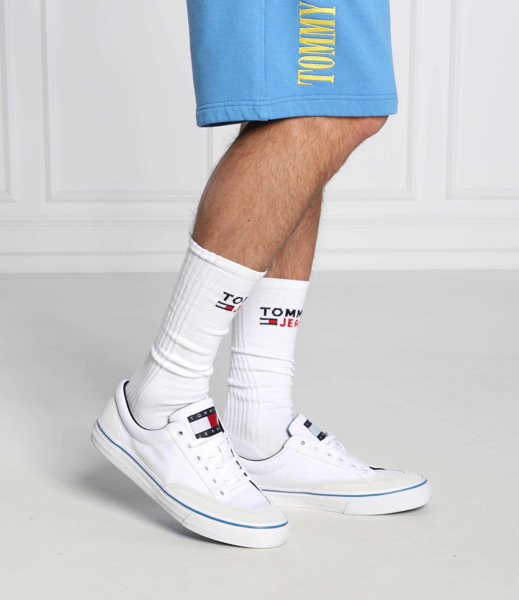 Tommy Jeans Teniși cu adaos de piele