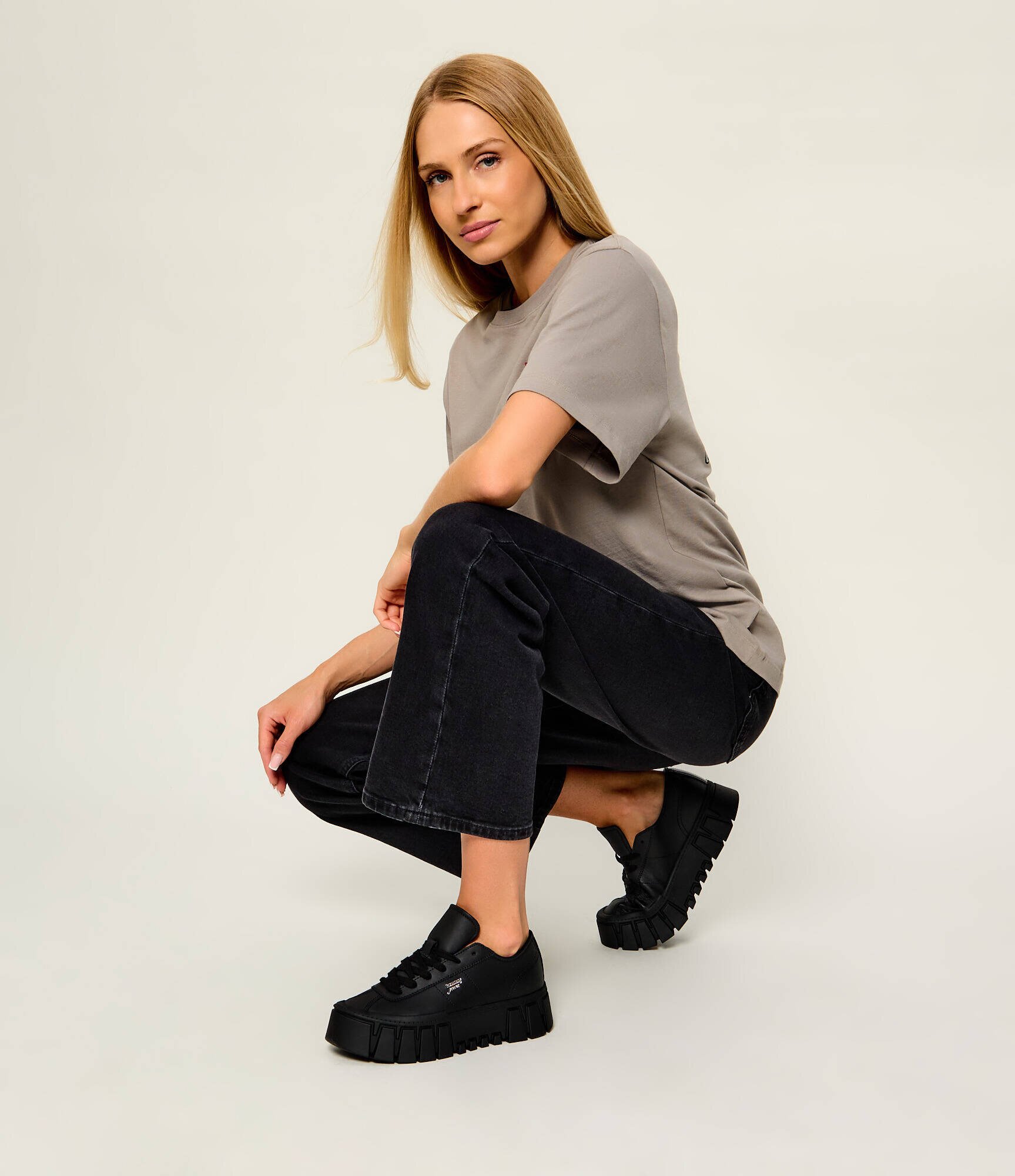 Tommy Jeans Teniși din piele