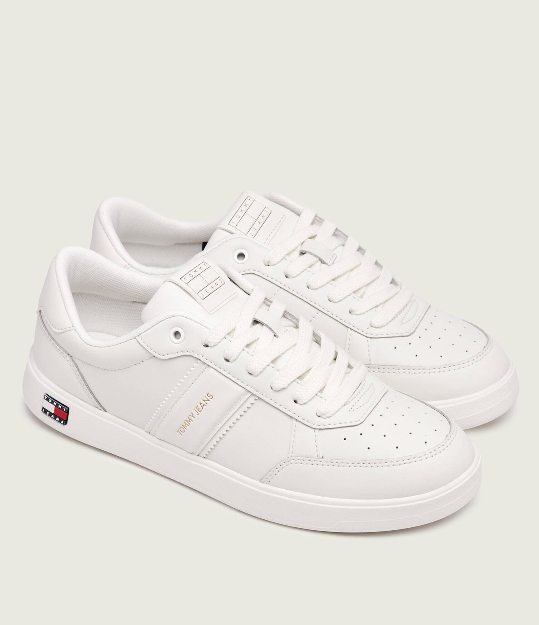 Tommy Jeans Teniși din piele Flag Court