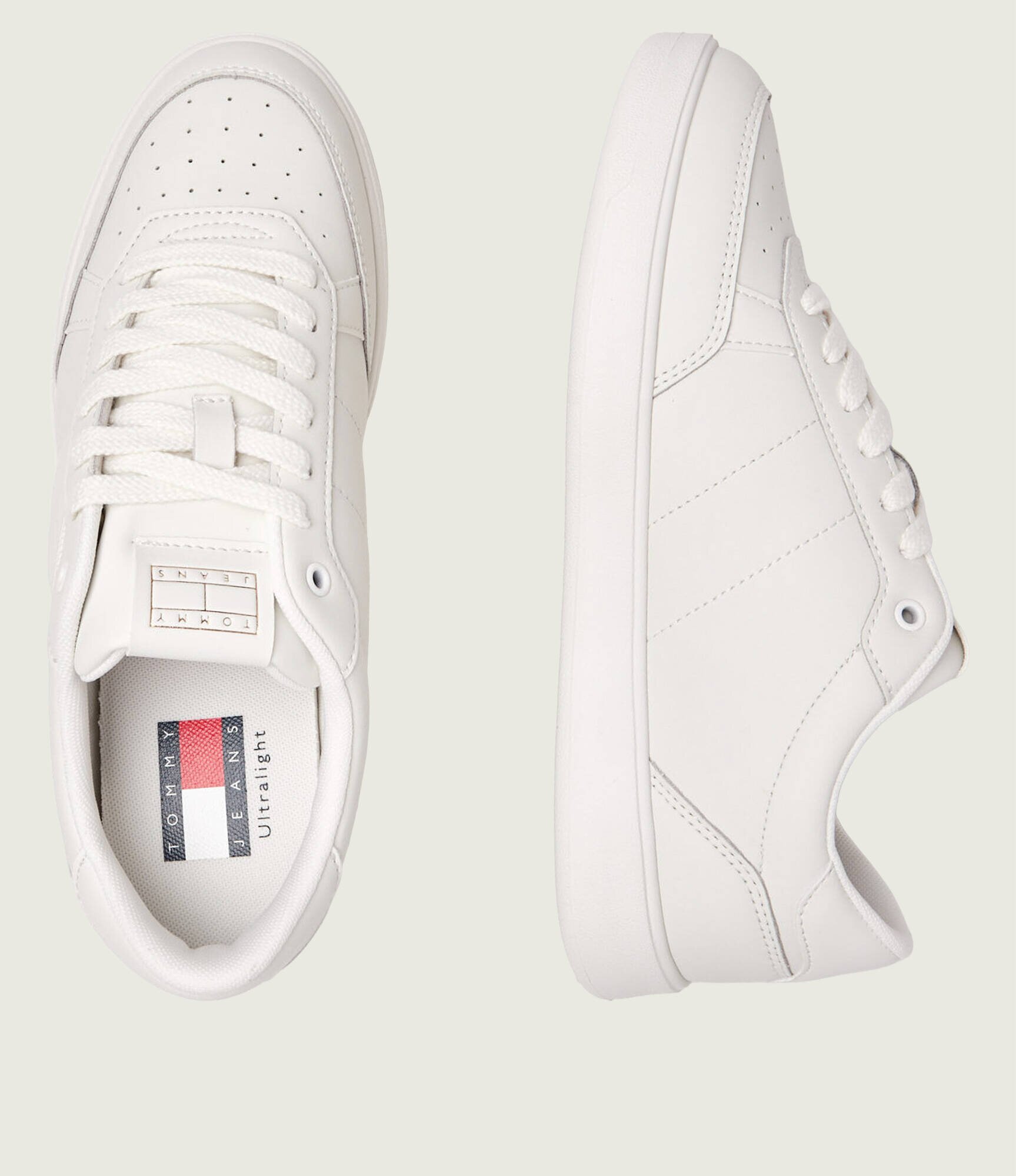 Tommy Jeans Teniși din piele Flag Court