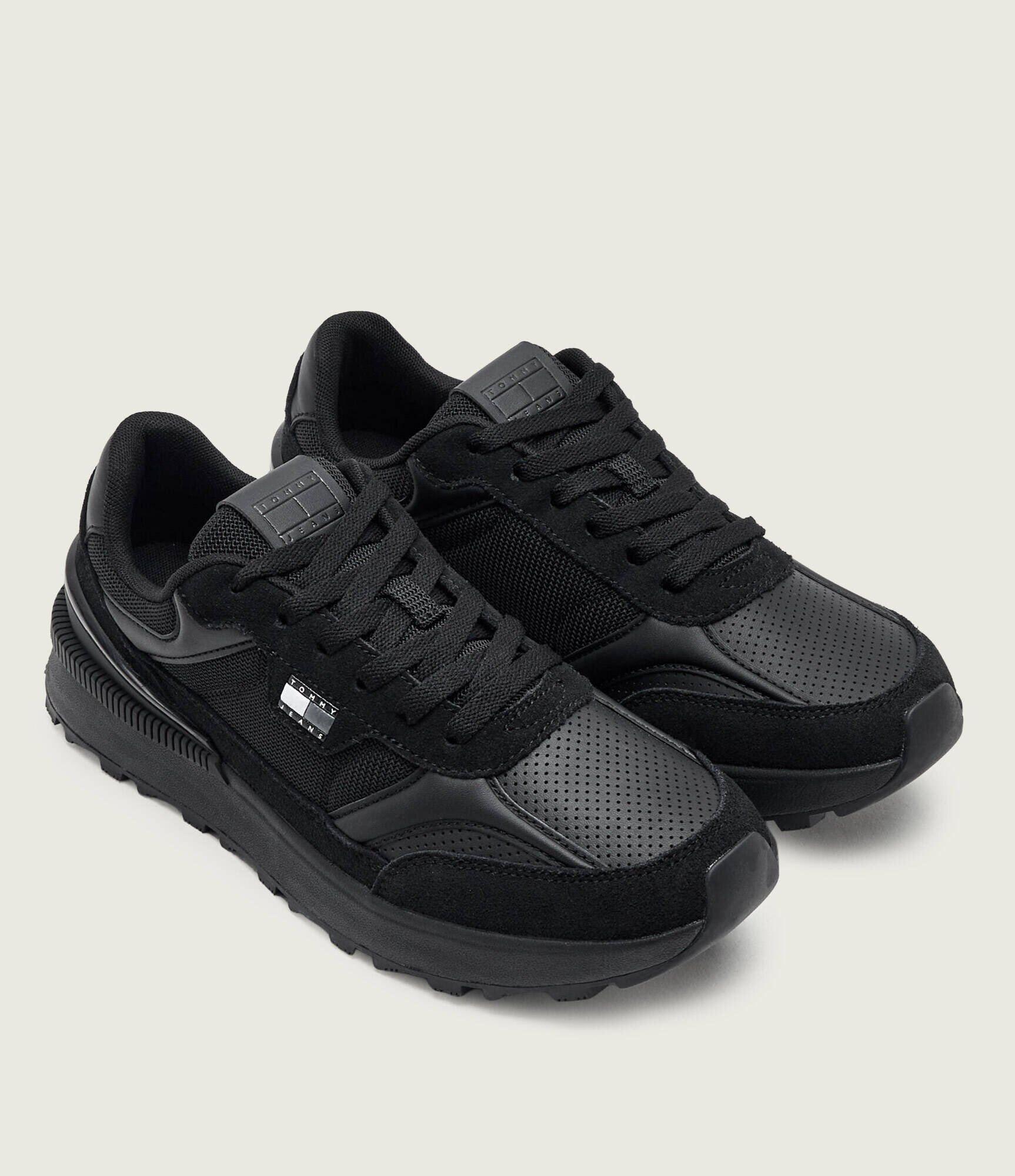 Tommy Jeans Teniși din piele Mix Runner | piele întoarsă