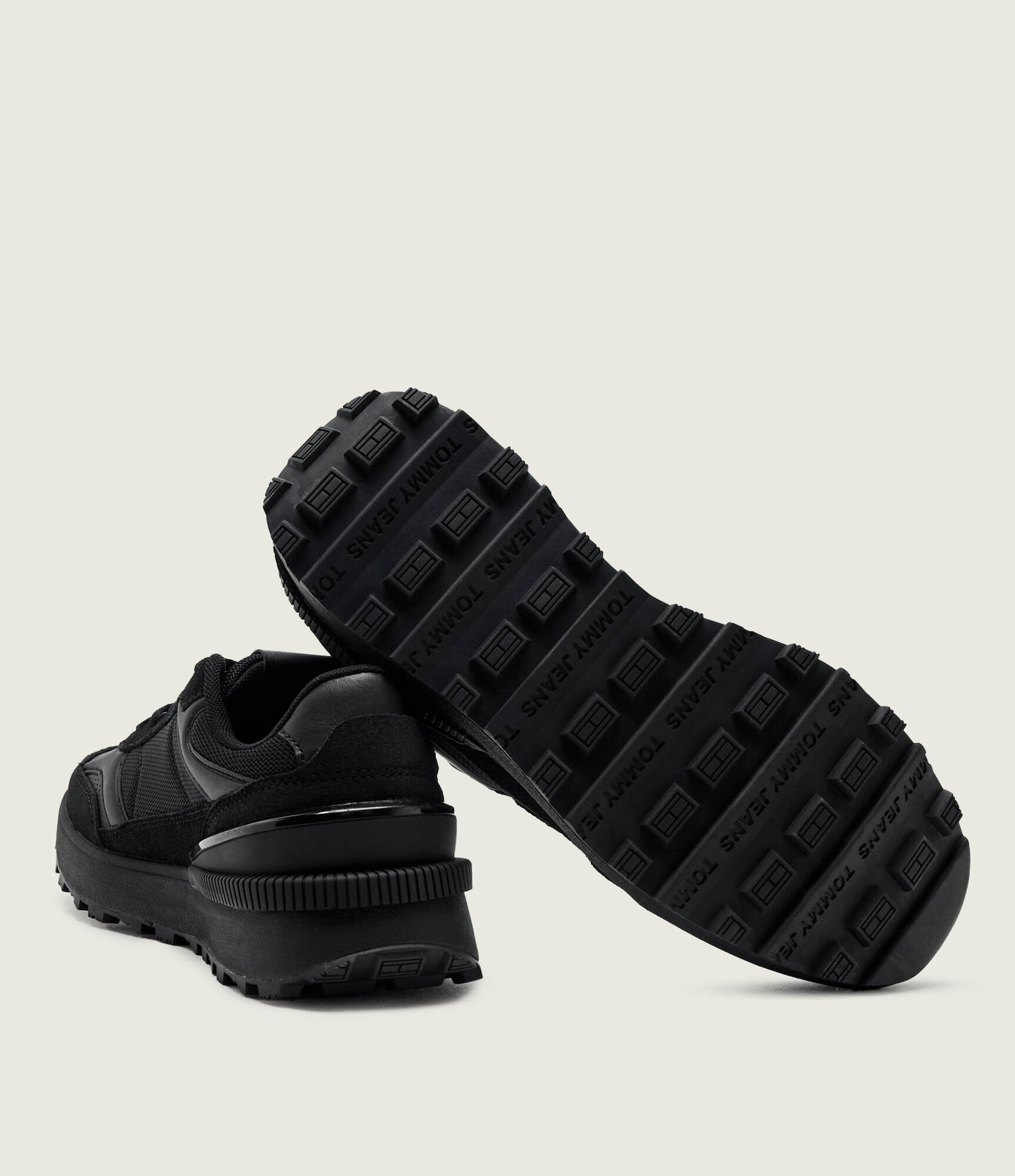 Tommy Jeans Teniși din piele Mix Runner | piele întoarsă