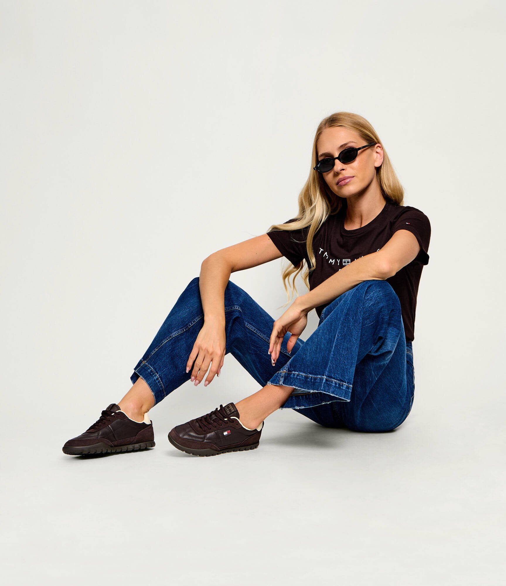 Tommy Jeans Teniși din piele | piele întoarsă
