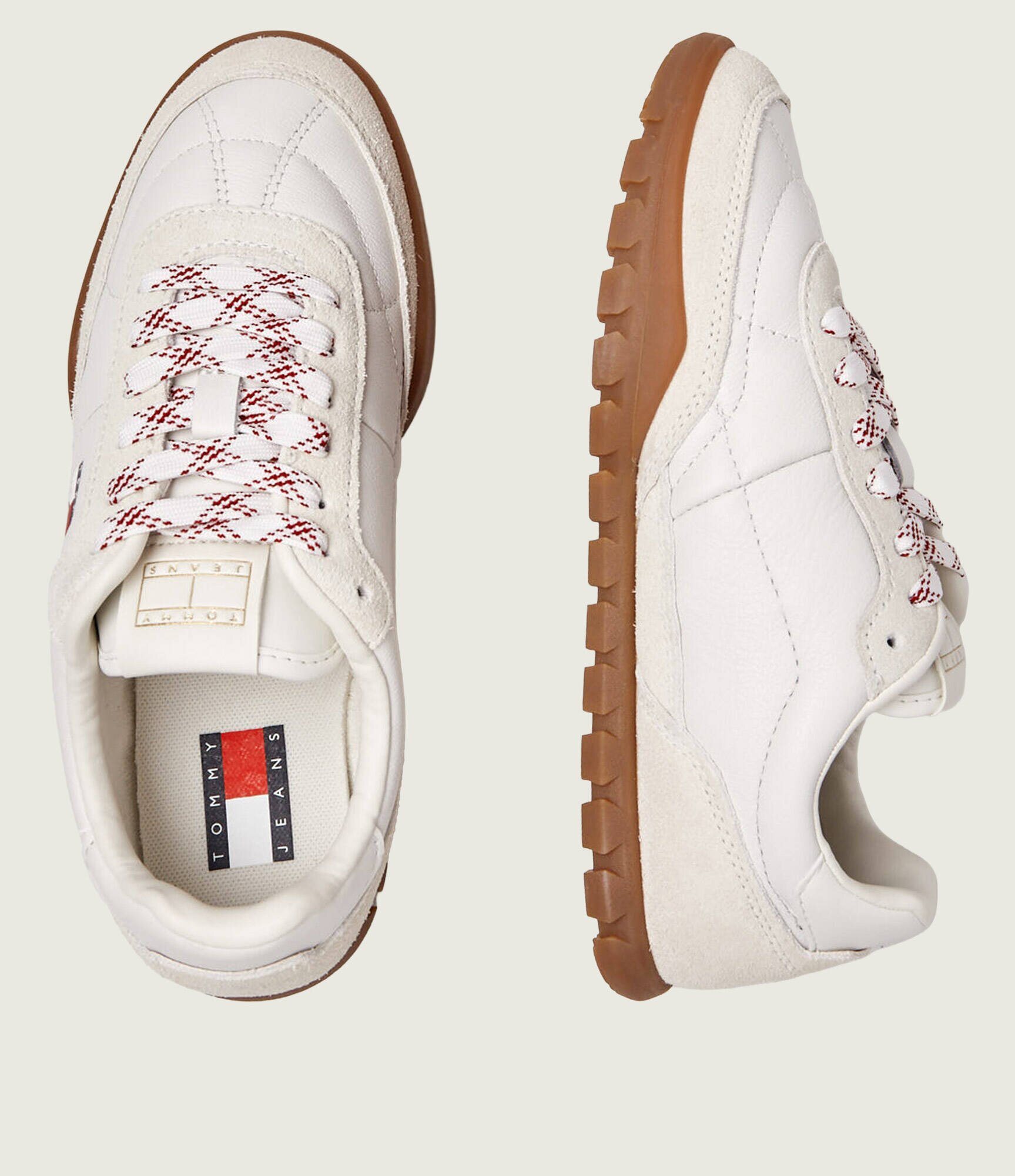 Tommy Jeans Teniși din piele | piele întoarsă