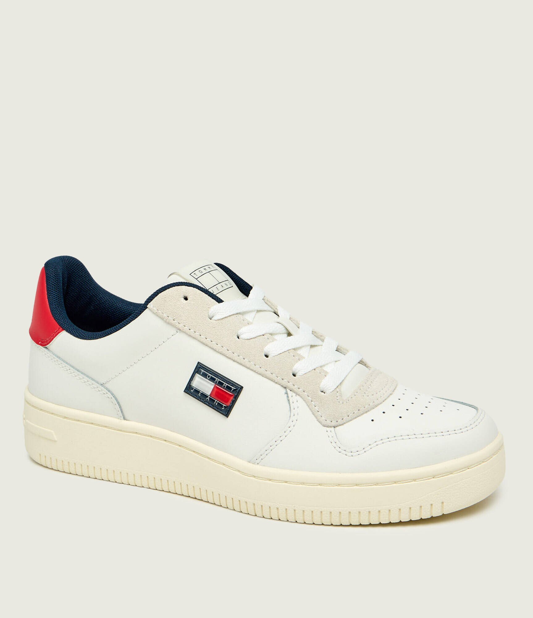 Tommy Jeans Teniși din piele RETRO BASKET