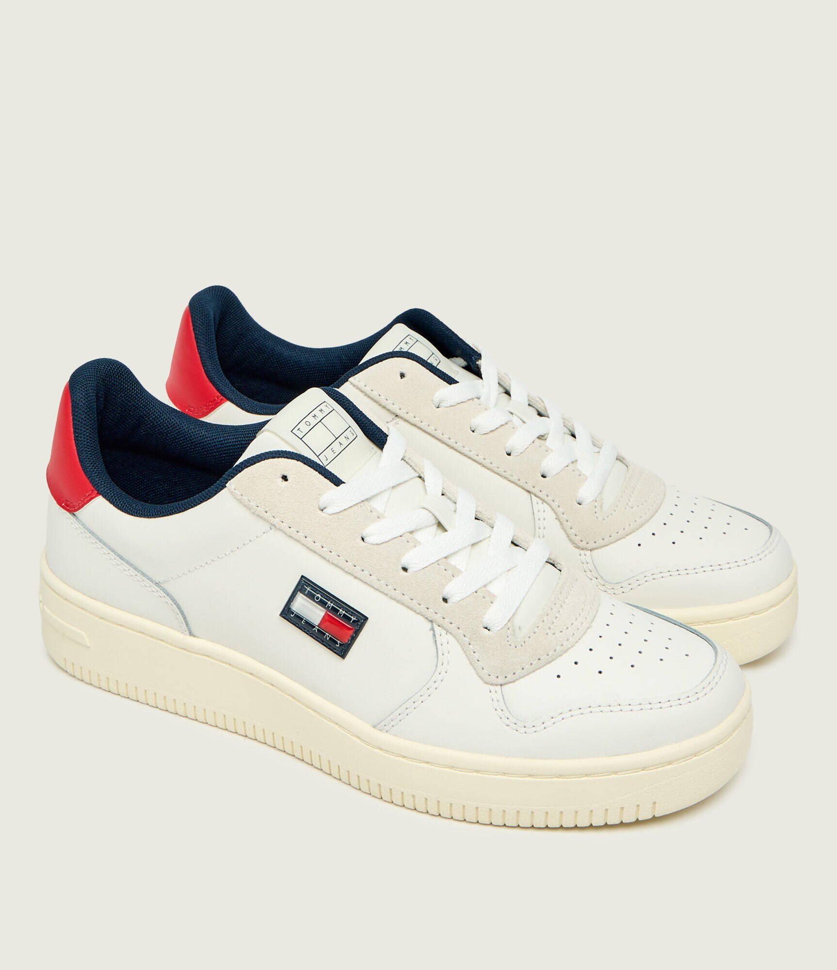 Tommy Jeans Teniși din piele RETRO BASKET