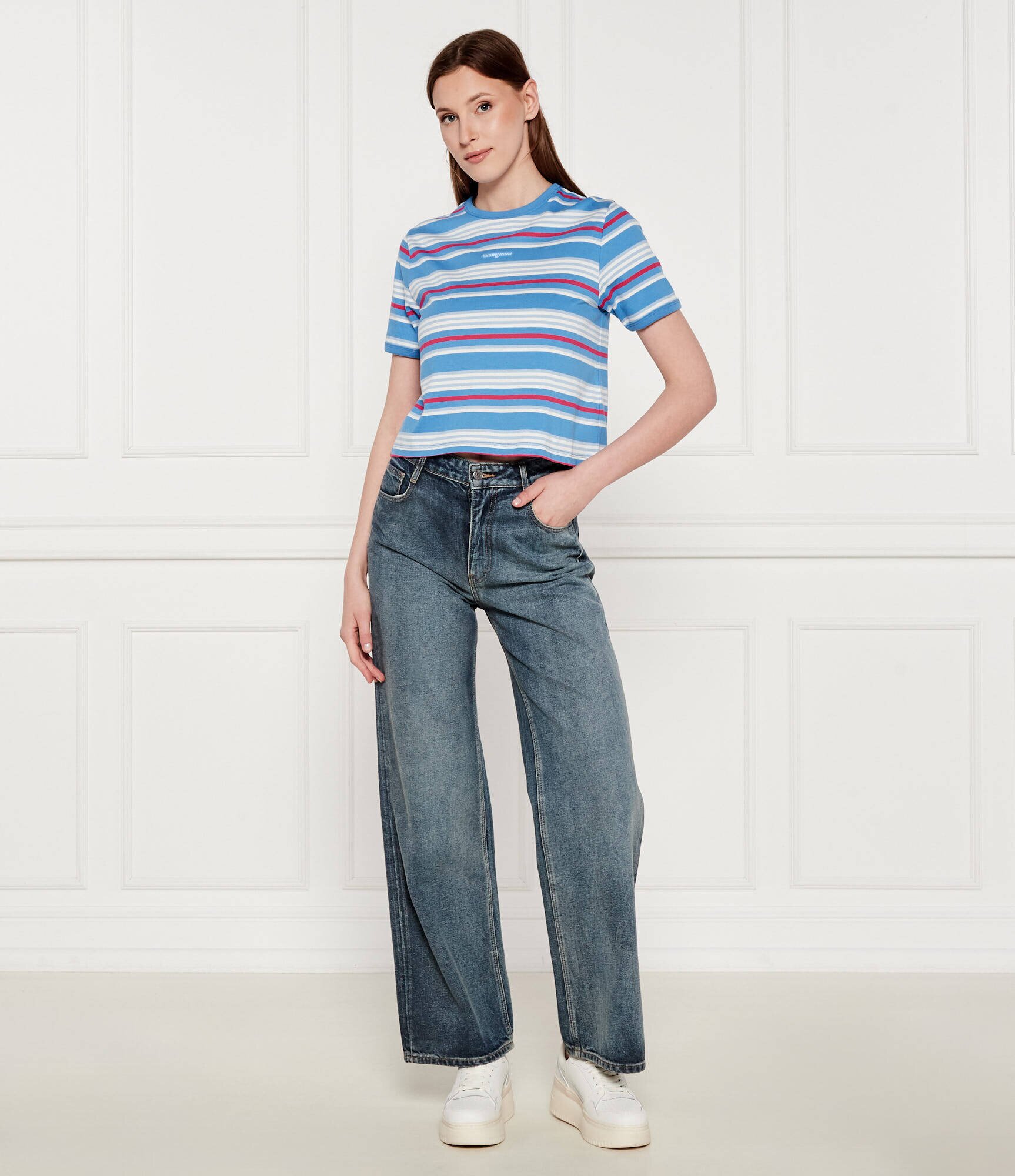 Tommy Jeans Teniși din piele Retro Basket