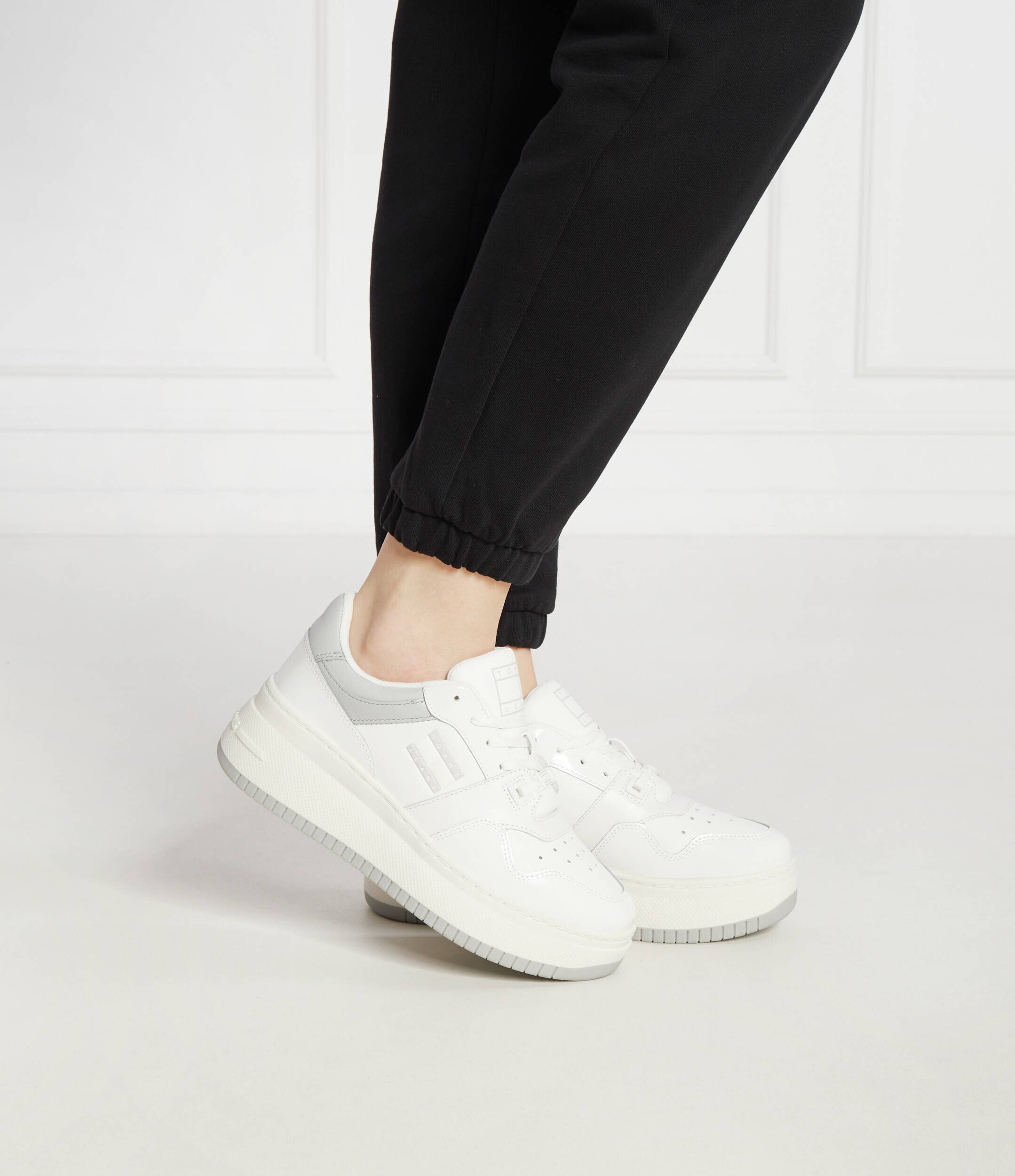 Tommy Jeans Teniși din piele Retro Basket