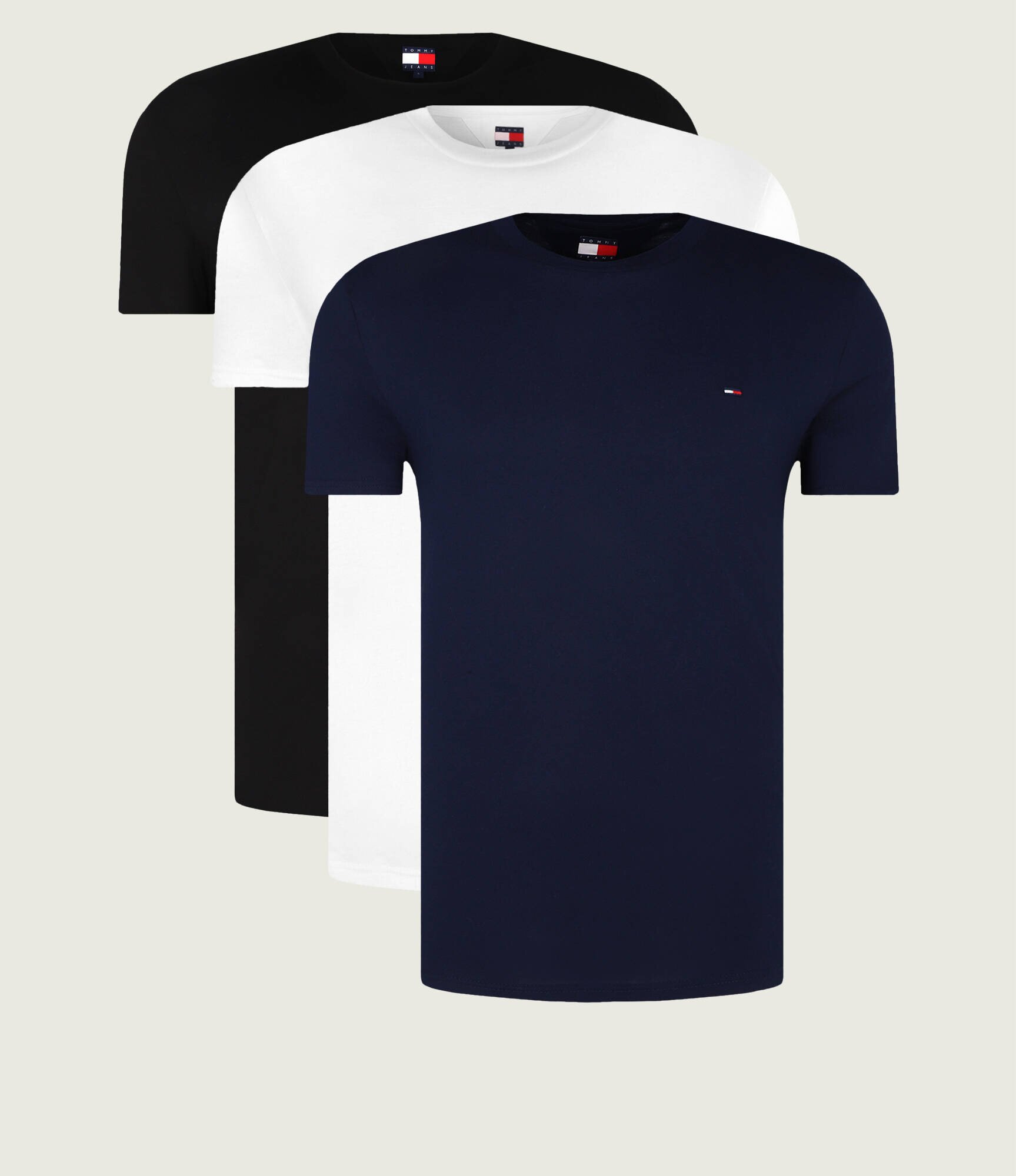 Tommy Jeans Tricou 3-pack | Slim Fit