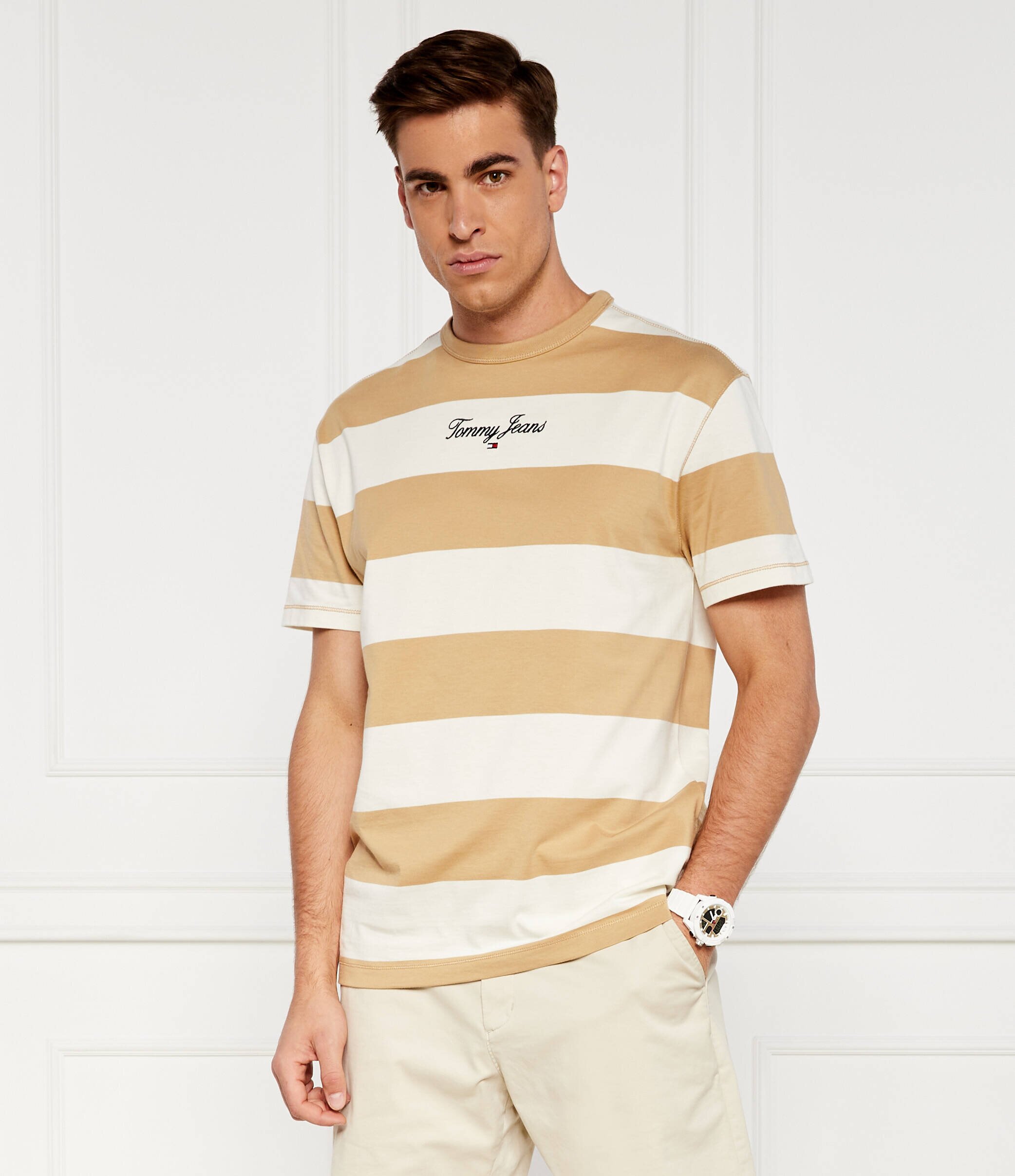 Tommy Jeans Tricou BOLD STRIPE | Regular Fit