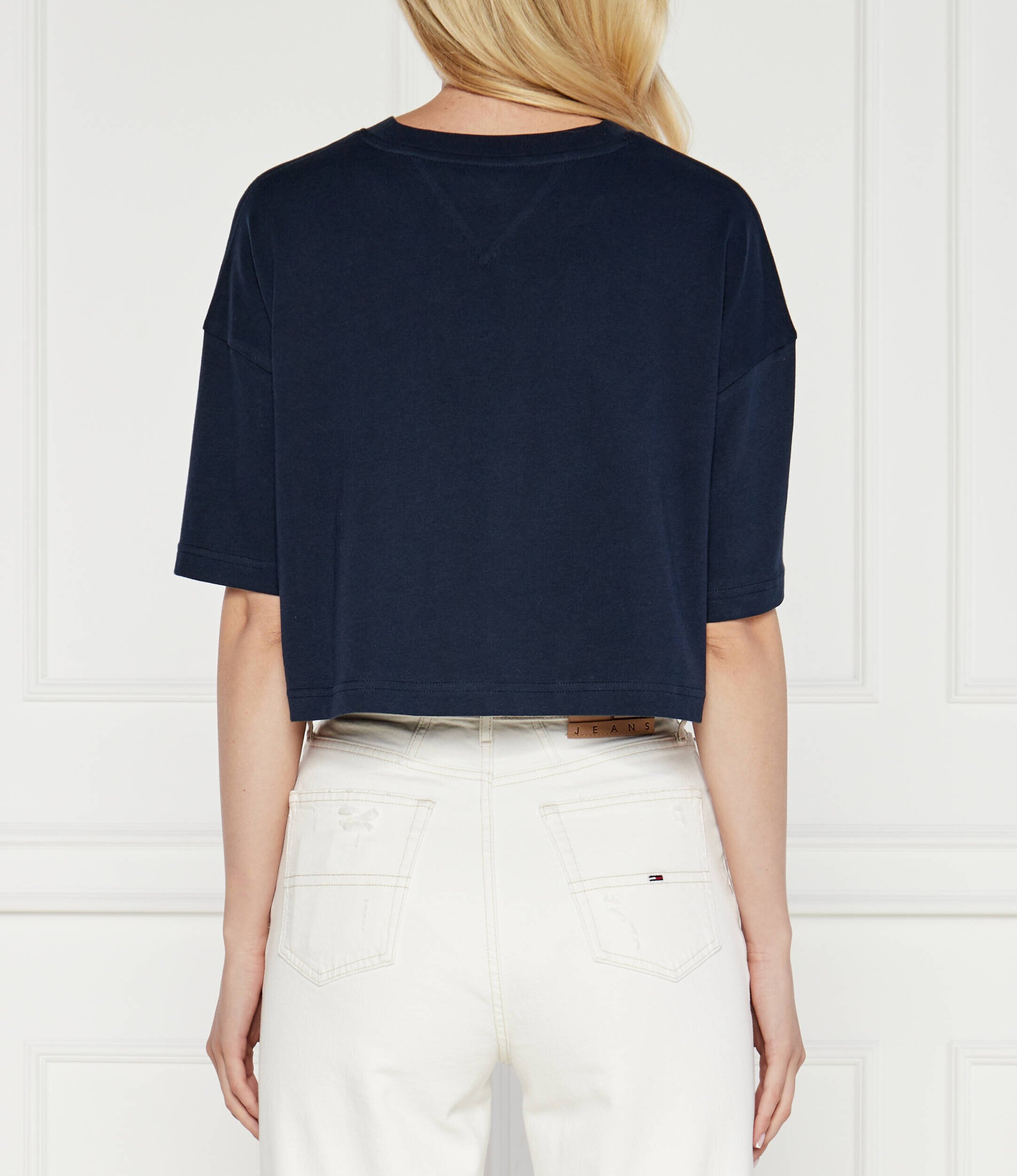 Tommy Jeans Tricou Letterman | Cropped Fit