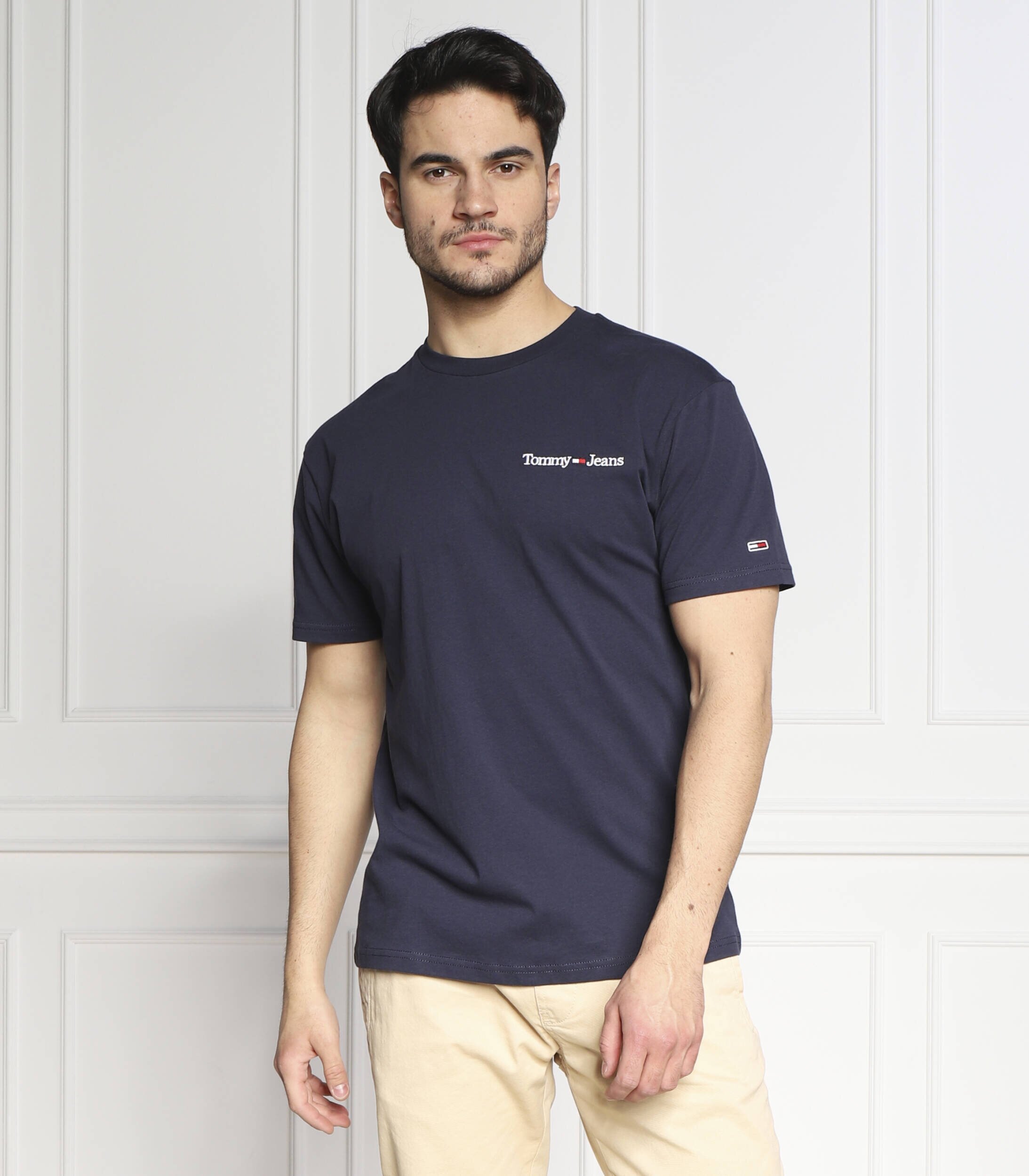 Tommy Jeans Tricou LINEAR CHEST | Regular Fit