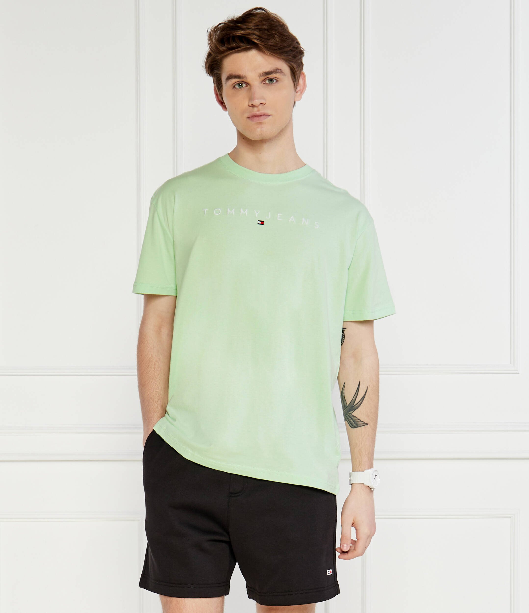 Tommy Jeans Tricou LINEAR LOGO | Regular Fit