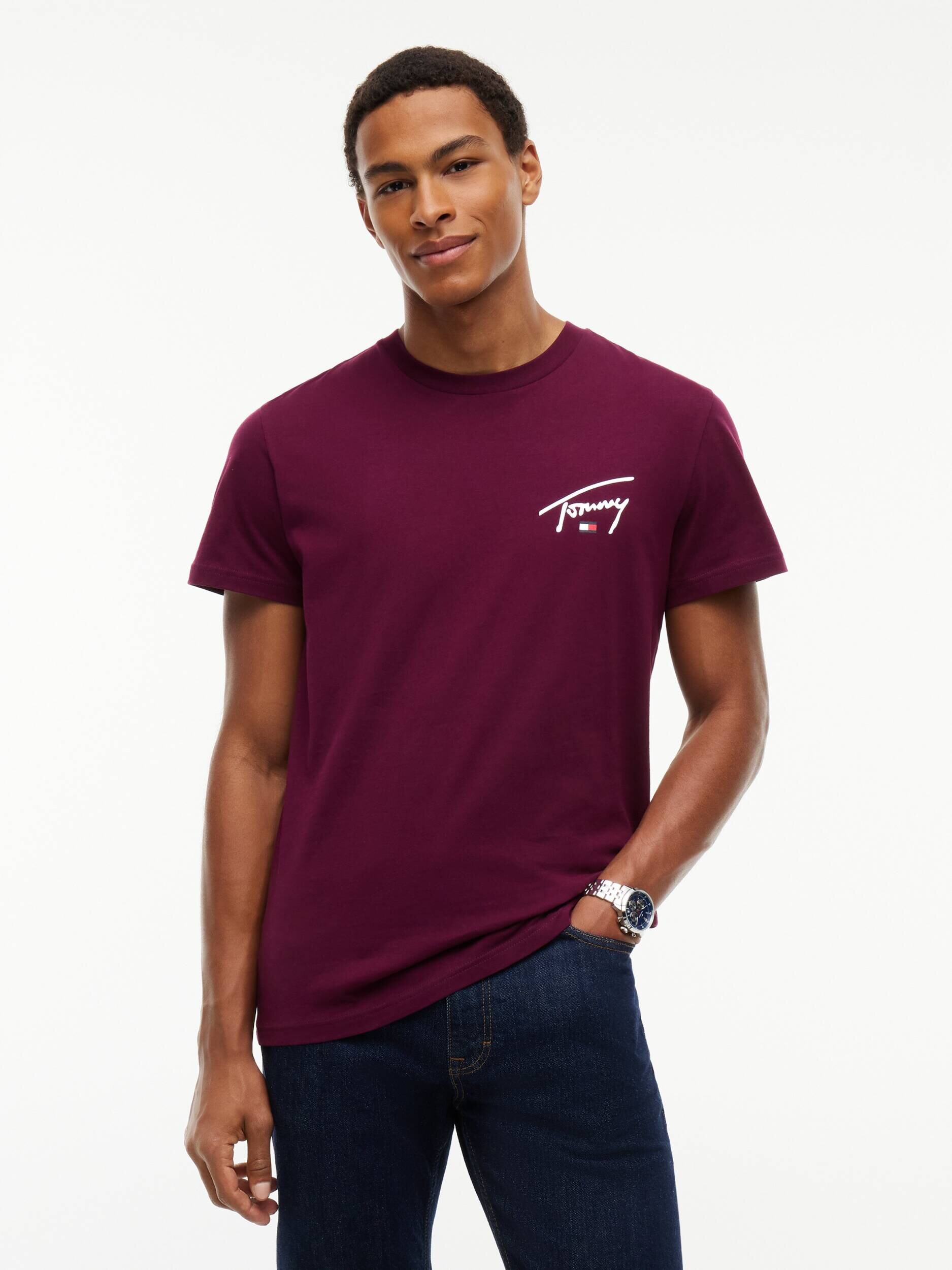 Tommy Jeans Tricou Signature | Slim Fit