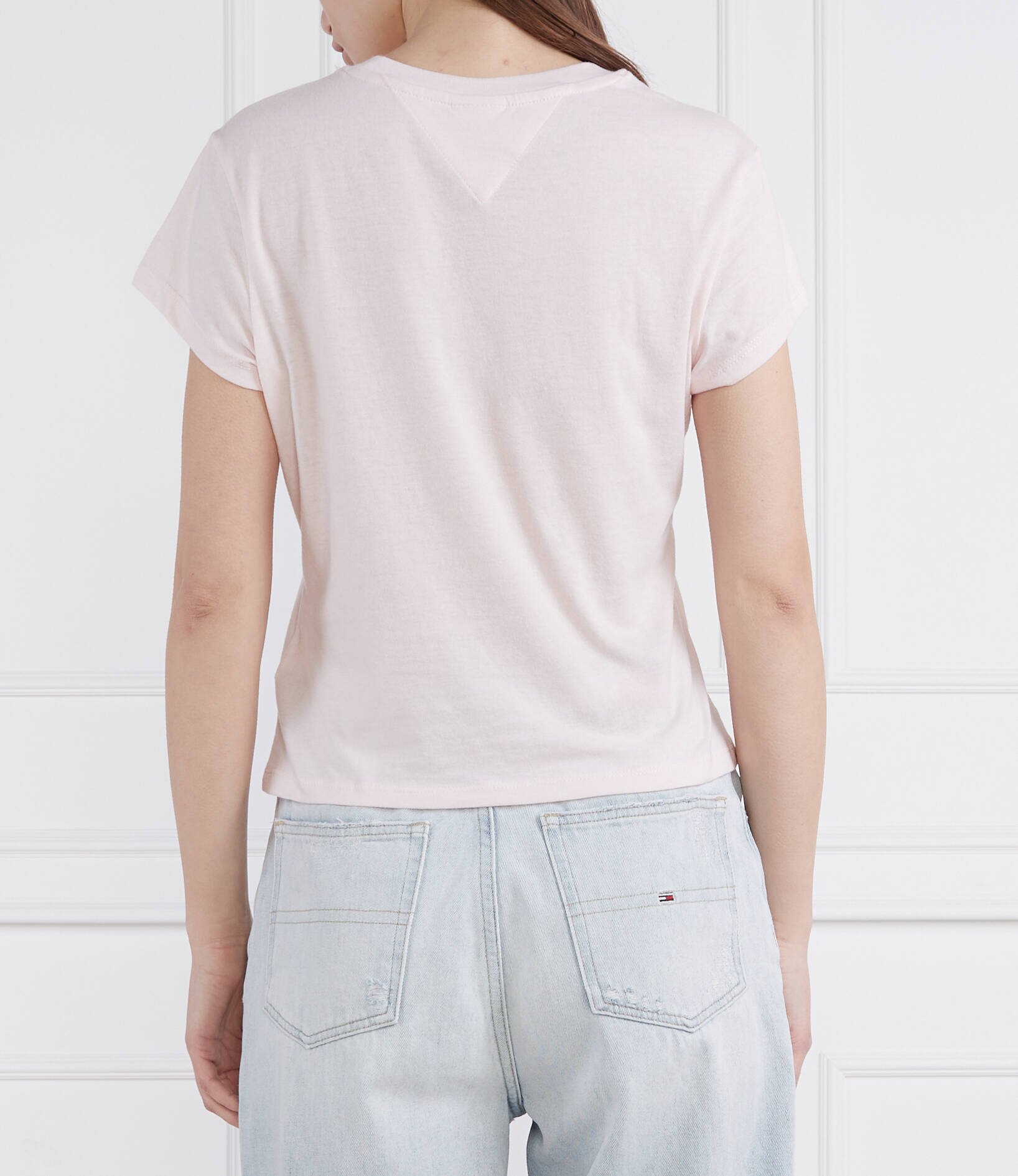 Tommy Jeans Tricou TJW BBY ESSENTIAL LOGO | Regular Fit