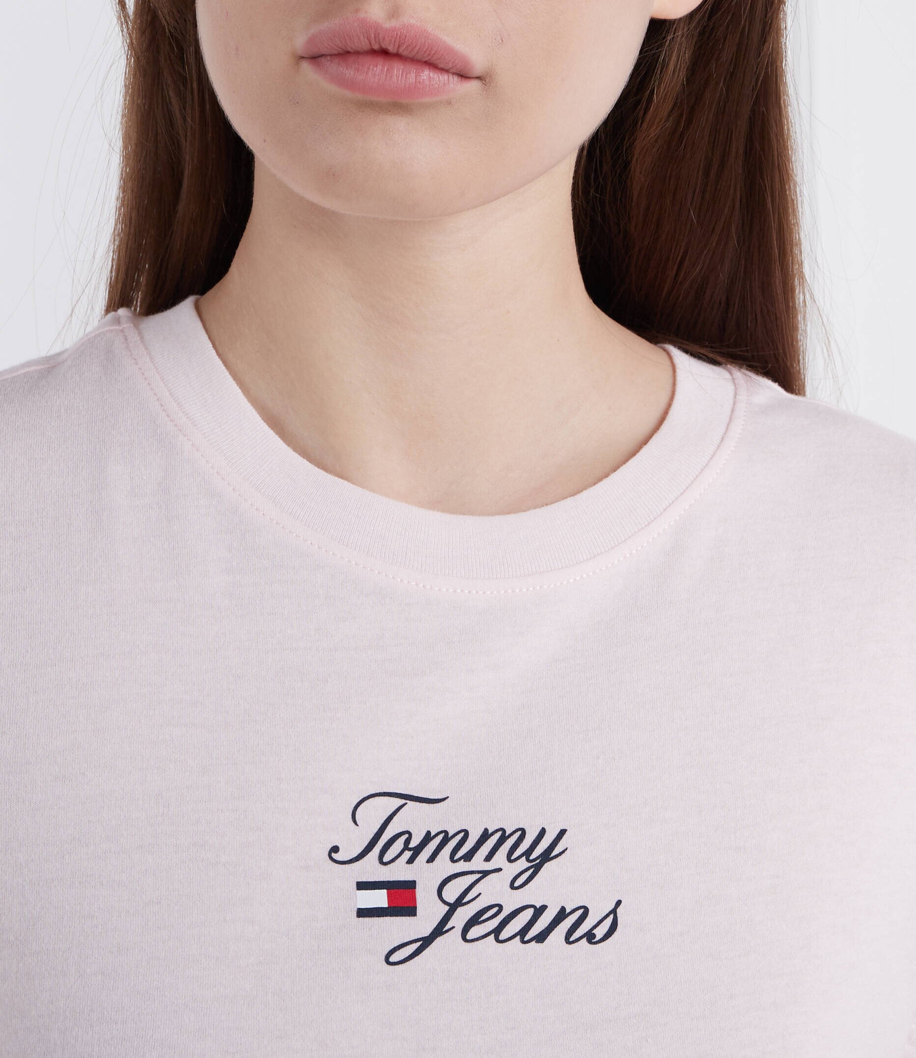 Tommy Jeans Tricou TJW BBY ESSENTIAL LOGO | Regular Fit