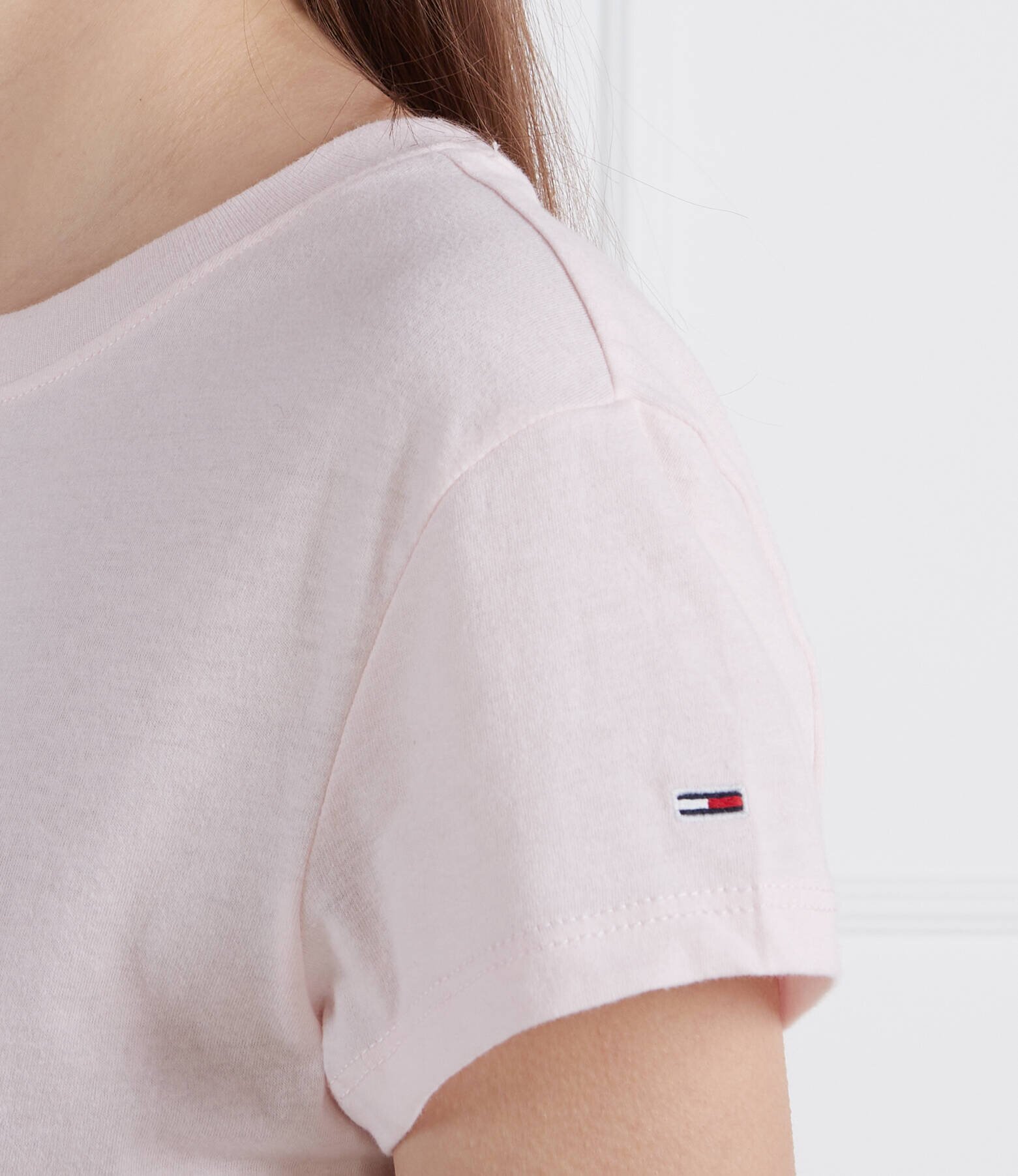Tommy Jeans Tricou TJW BBY ESSENTIAL LOGO | Regular Fit
