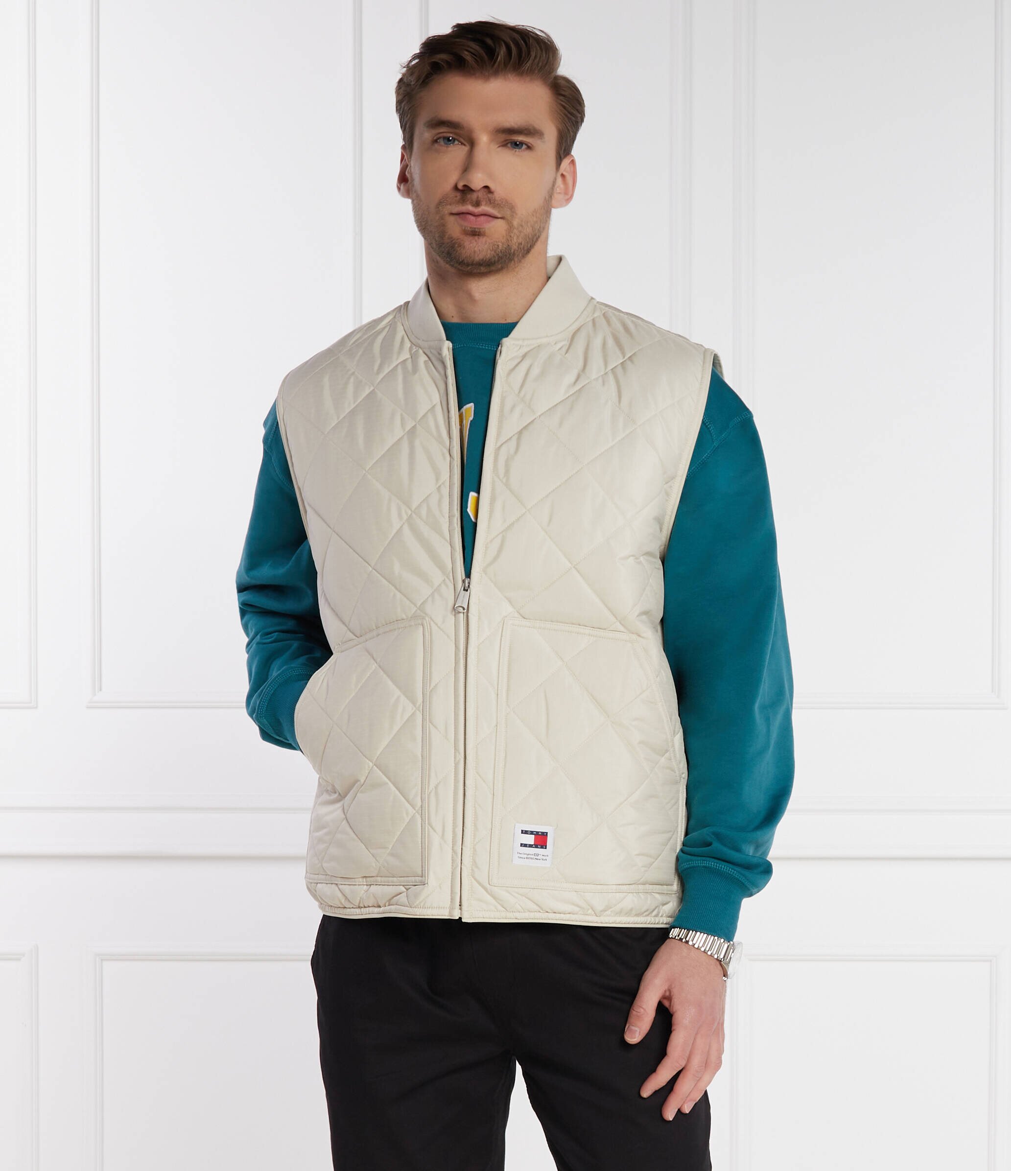 Tommy Jeans Vestă ENTRY | Regular Fit