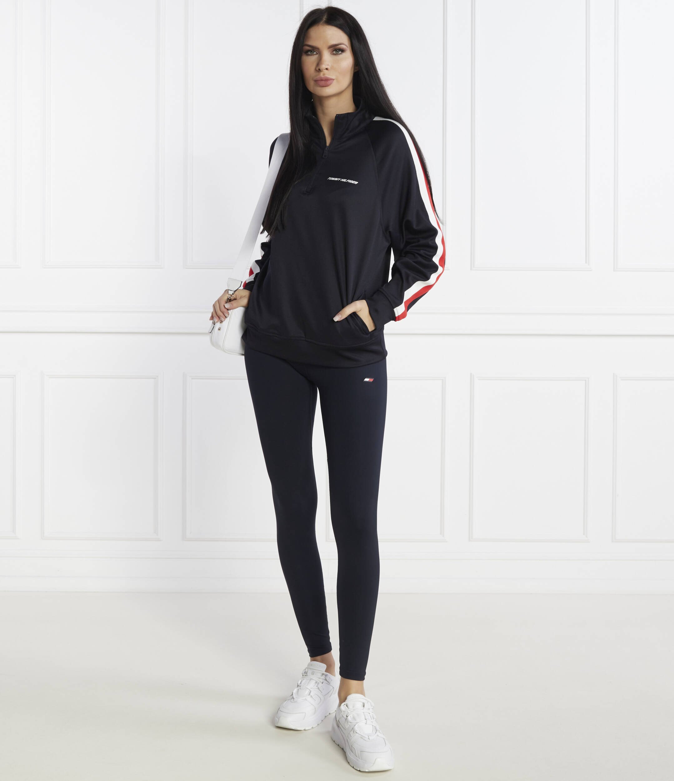 Tommy Sport Hanorac GLOBAL STRIPE TAPE | Regular Fit