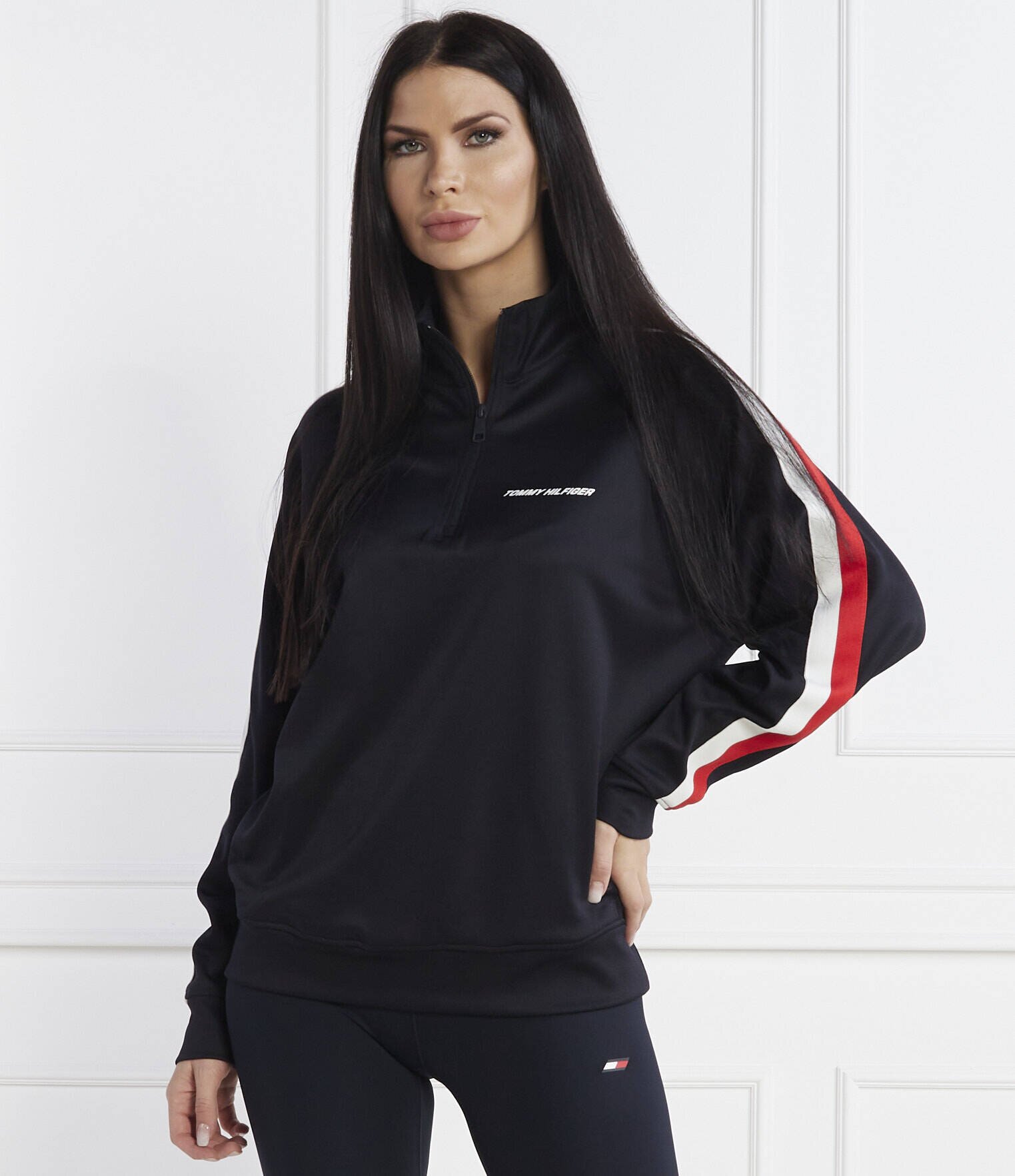 Tommy Sport Hanorac GLOBAL STRIPE TAPE | Regular Fit