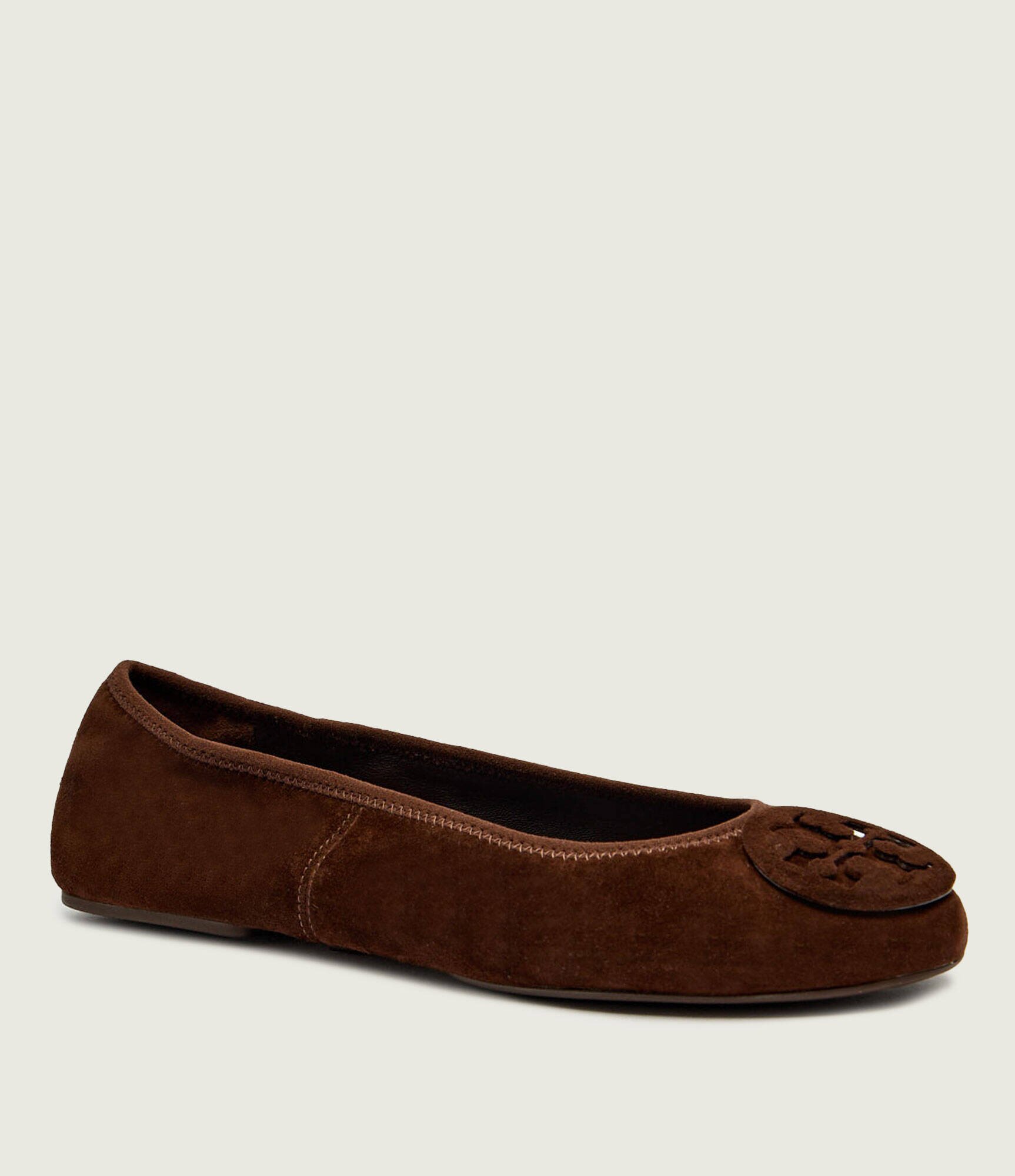 Tory Burch Balerini MINNIE TRAVEL | piele întoarsă