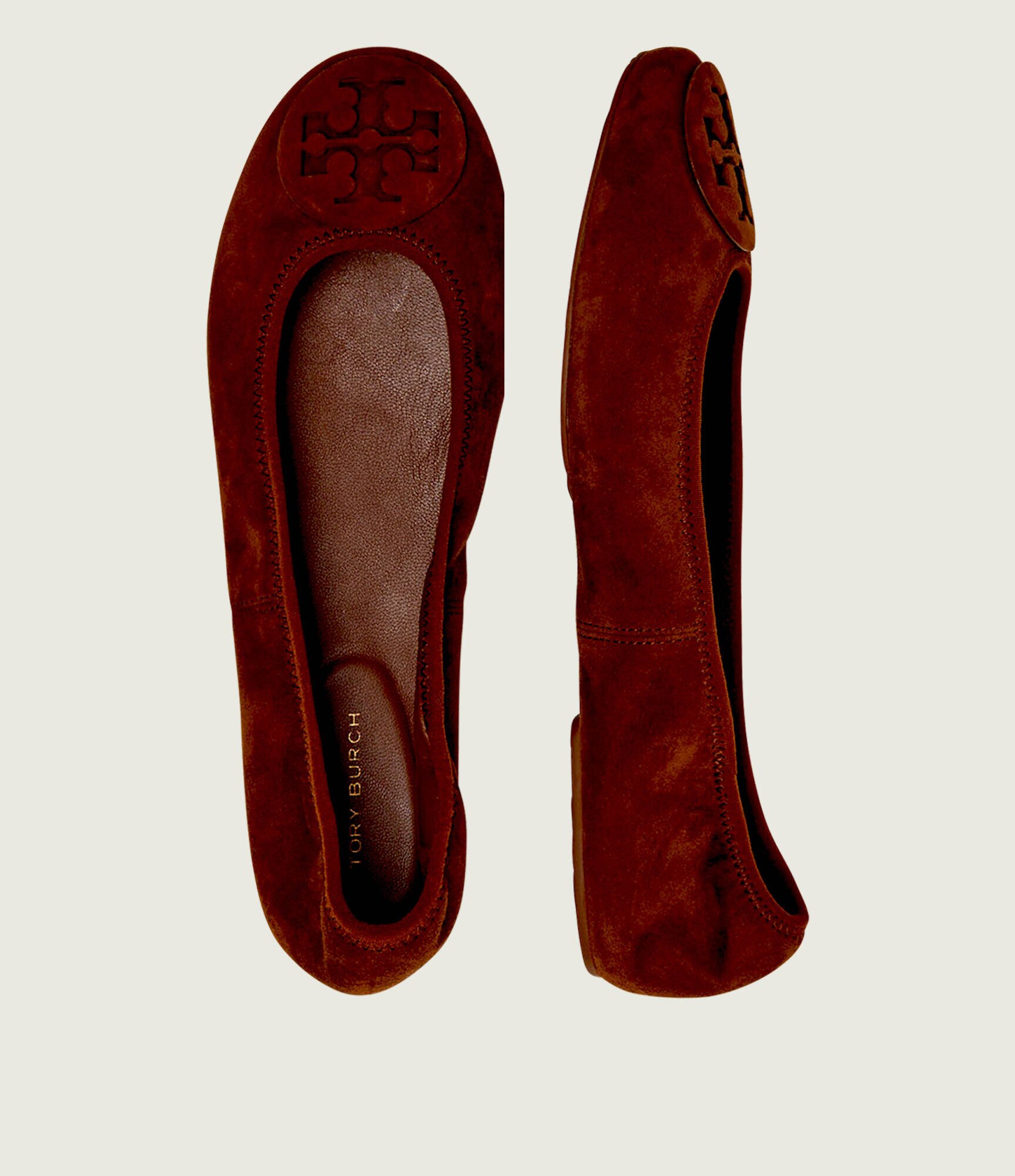 Tory Burch Balerini Reva Travel | piele întoarsă