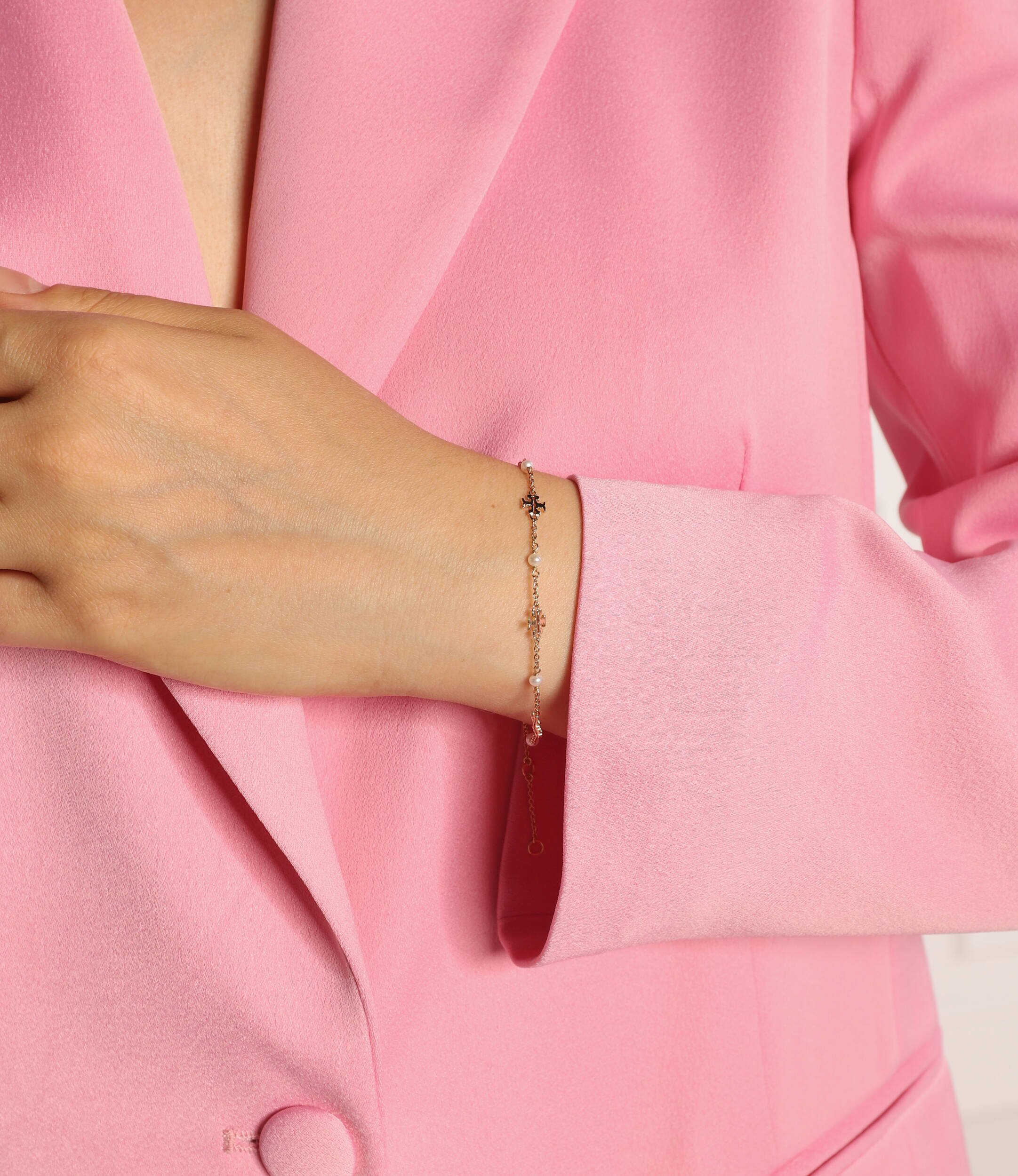 Tory Burch Brățară Kira Pearl Delicate Chain Brclt