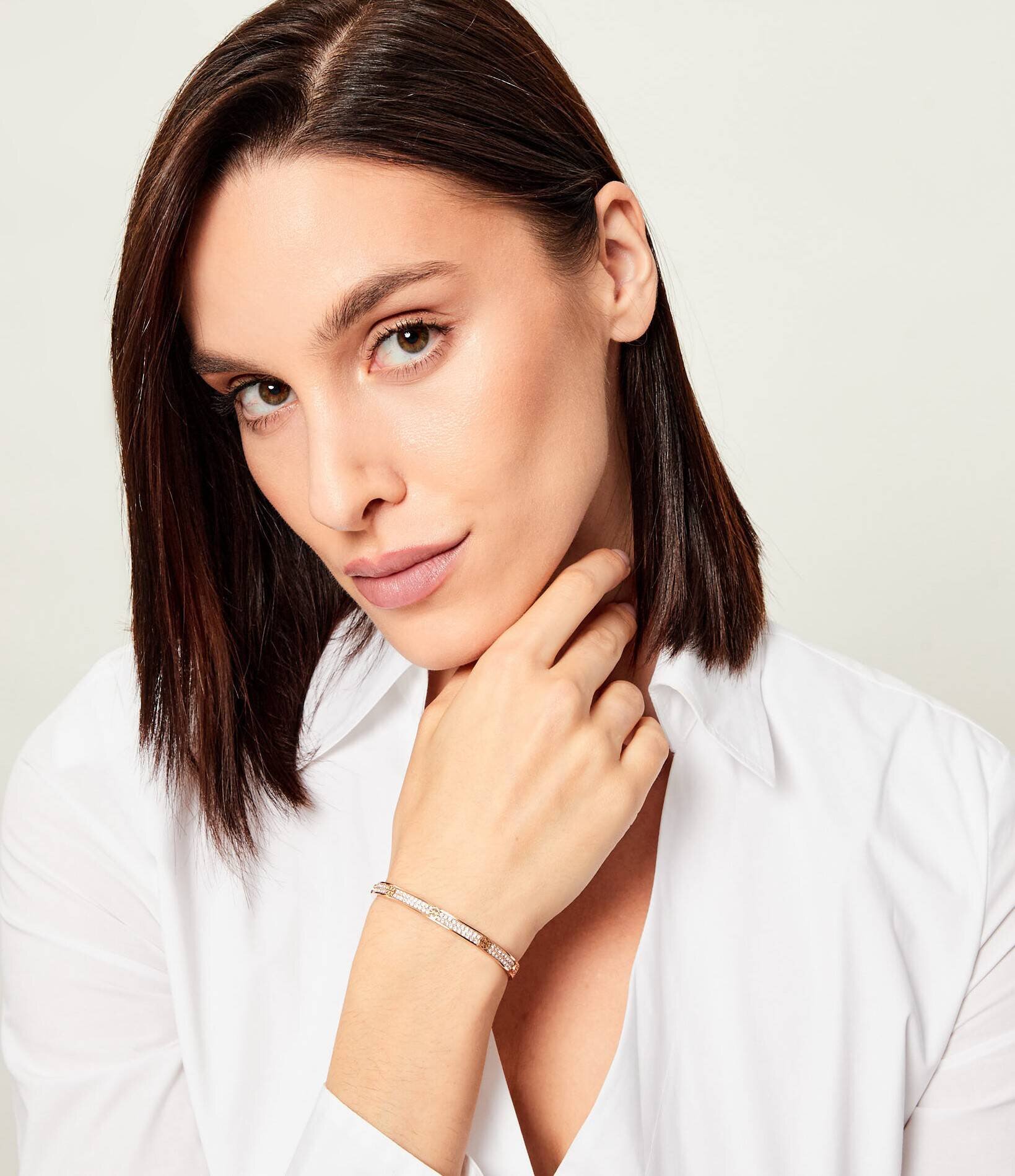 Tory Burch Brățară Miller Pave Cuff