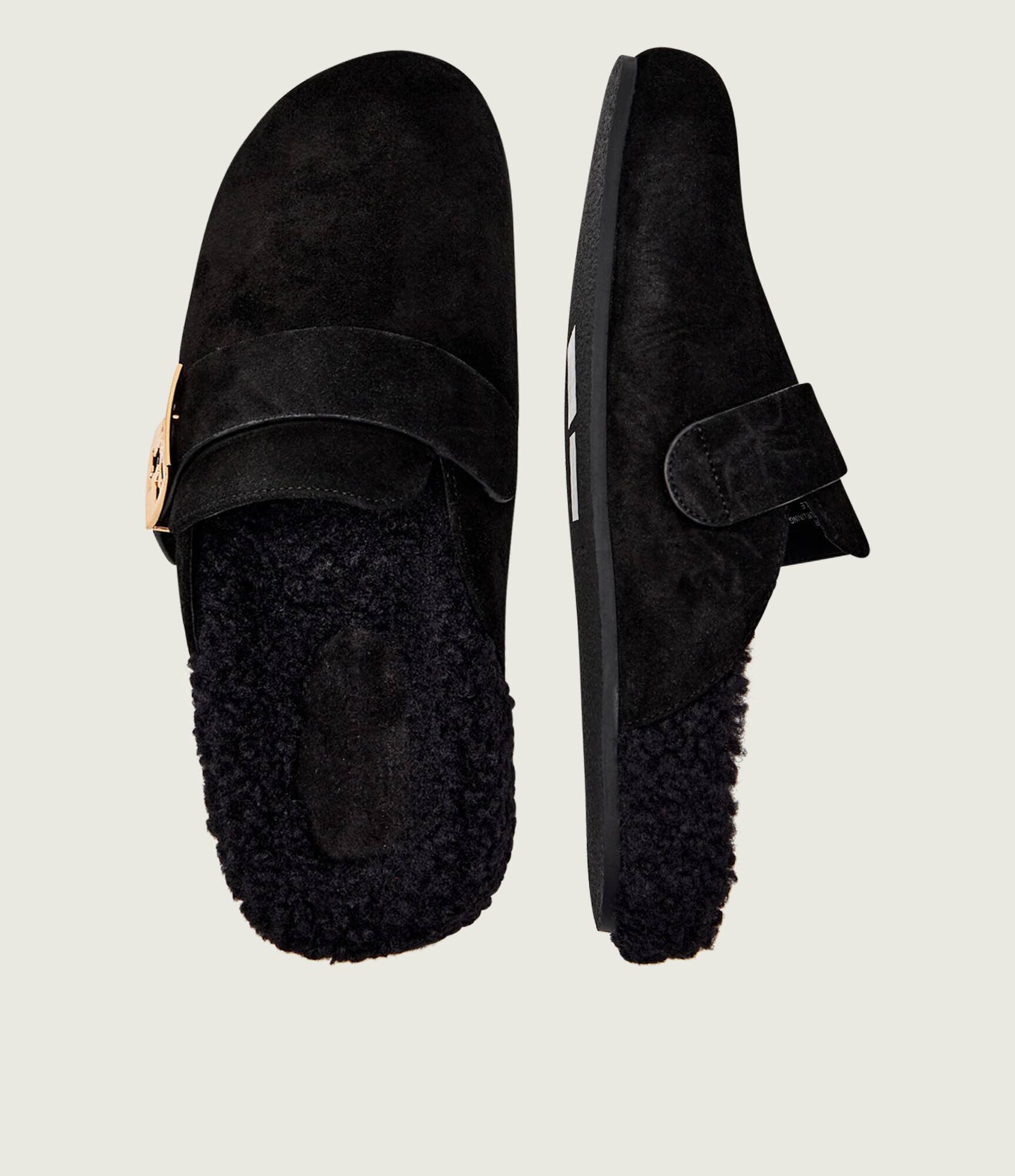 Tory Burch Căptușite mules (încălțăminte) Mellow | piele întoarsă | shearling