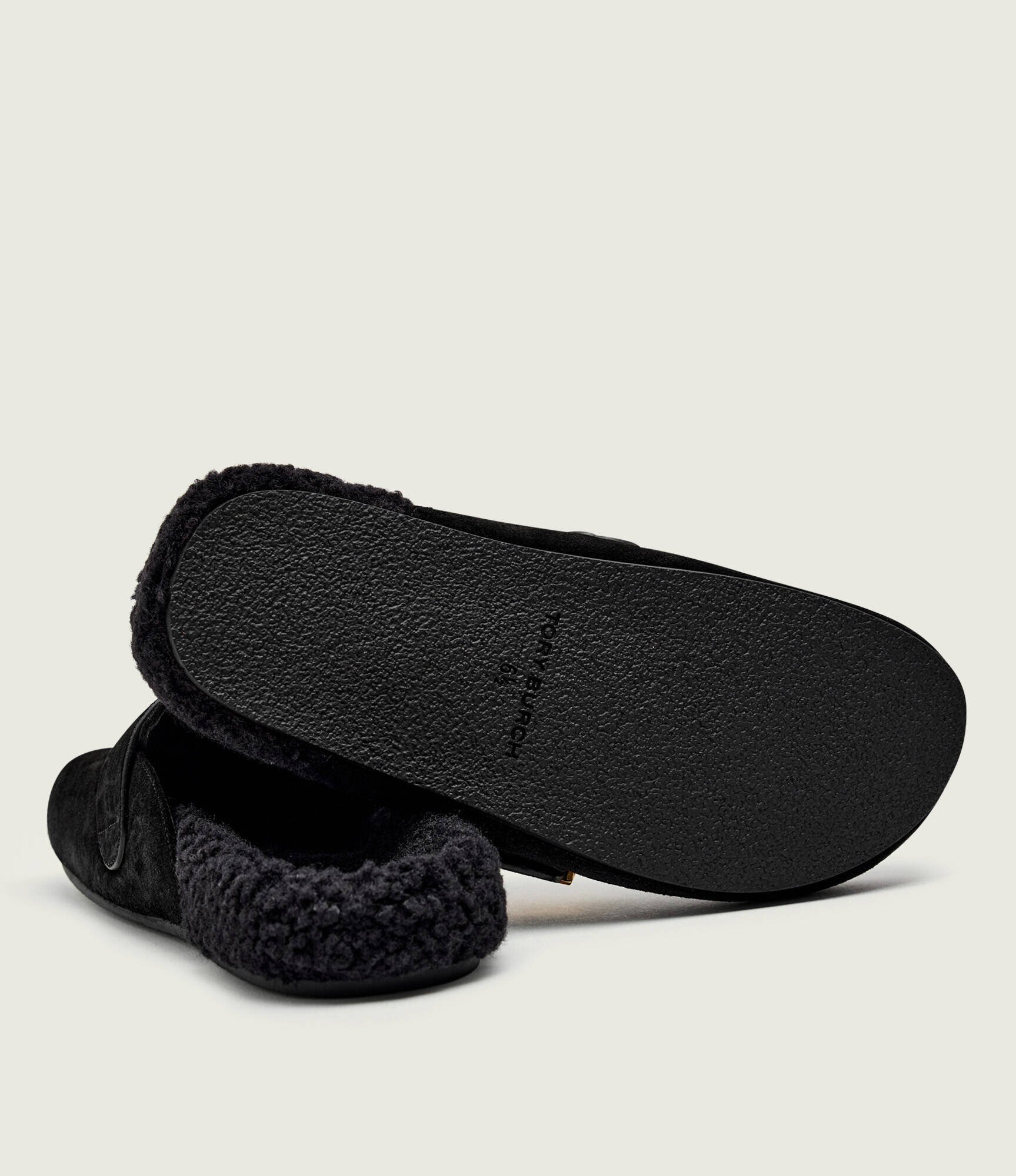 Tory Burch Căptușite mules (încălțăminte) Mellow | piele întoarsă | shearling