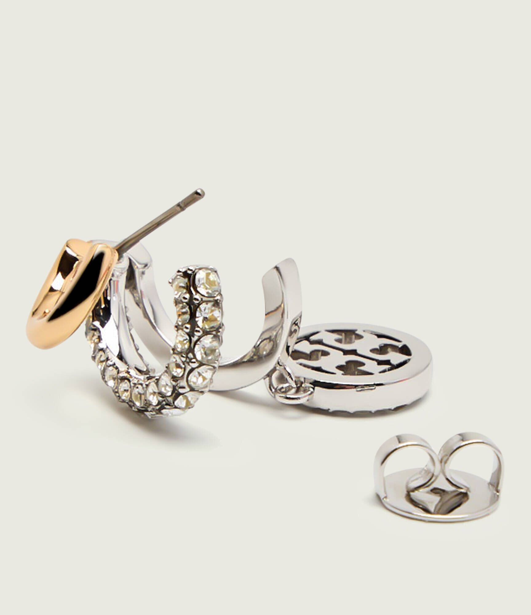 Tory Burch Cercei Miller Pave Triple Hoop