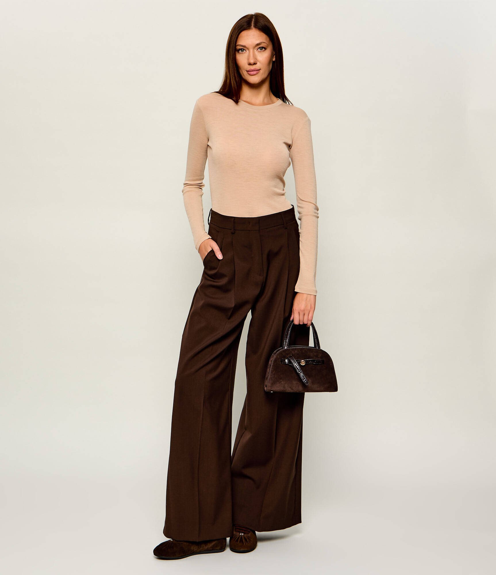 Tory Burch Cufăr Romy | piele întoarsă