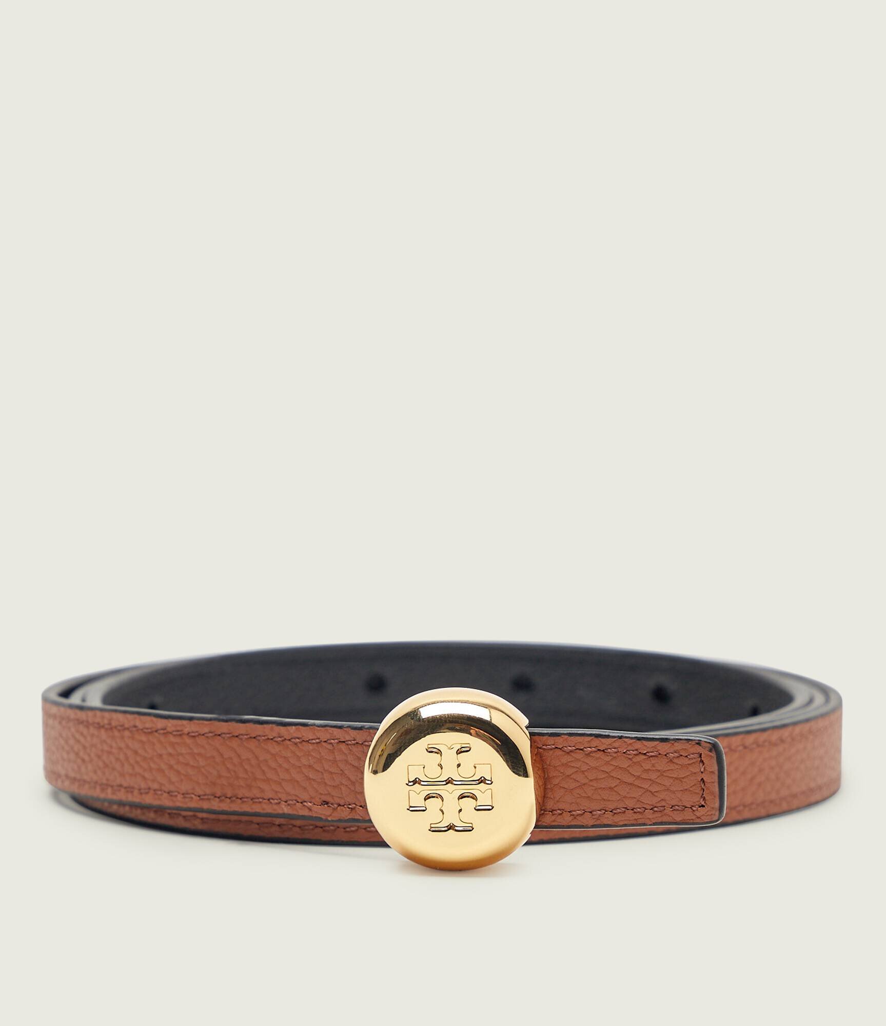Tory Burch Curea din piele cu două fețe Romy Reversible