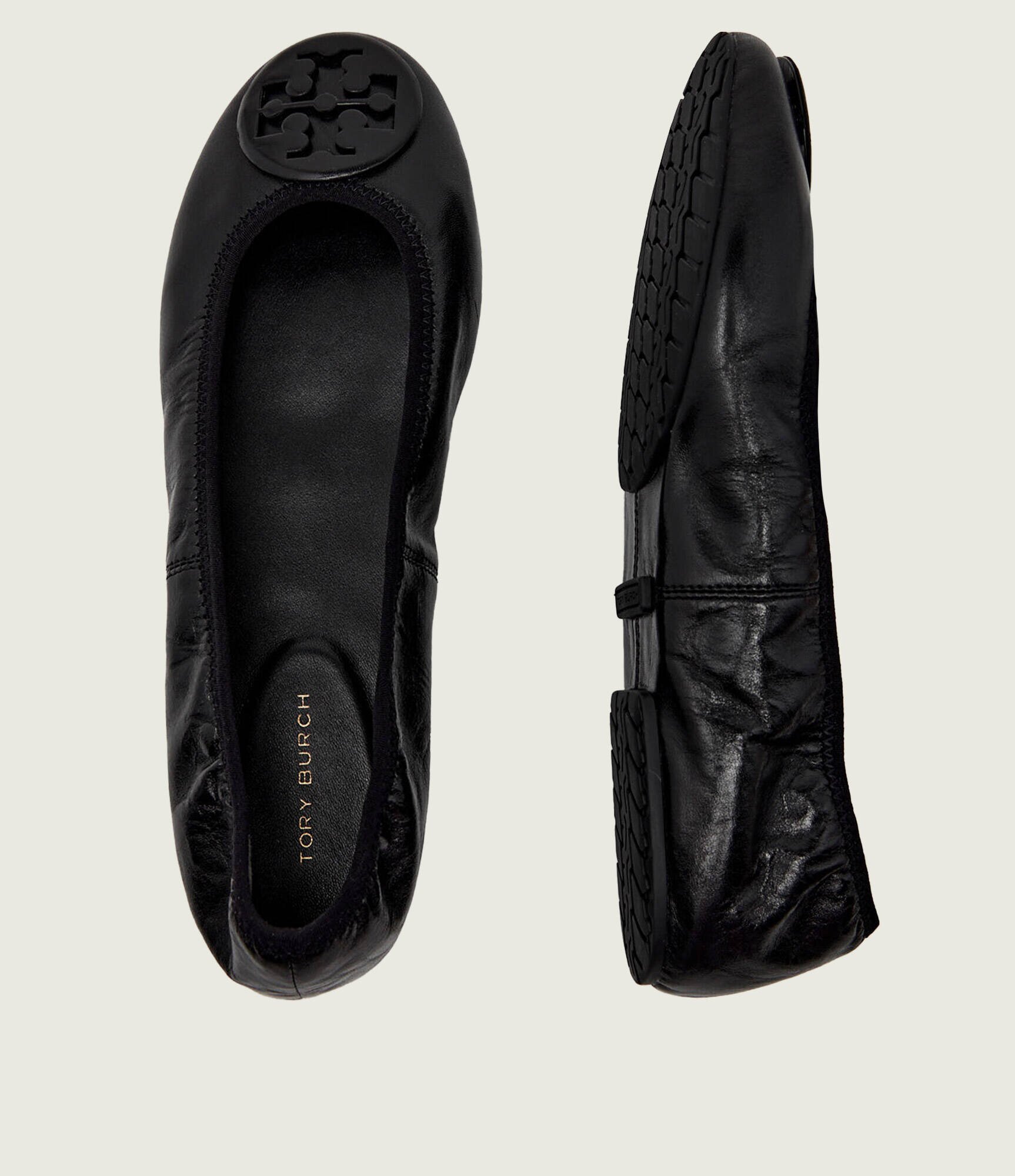 Tory Burch De piele balerini MINNIE TRAVEL