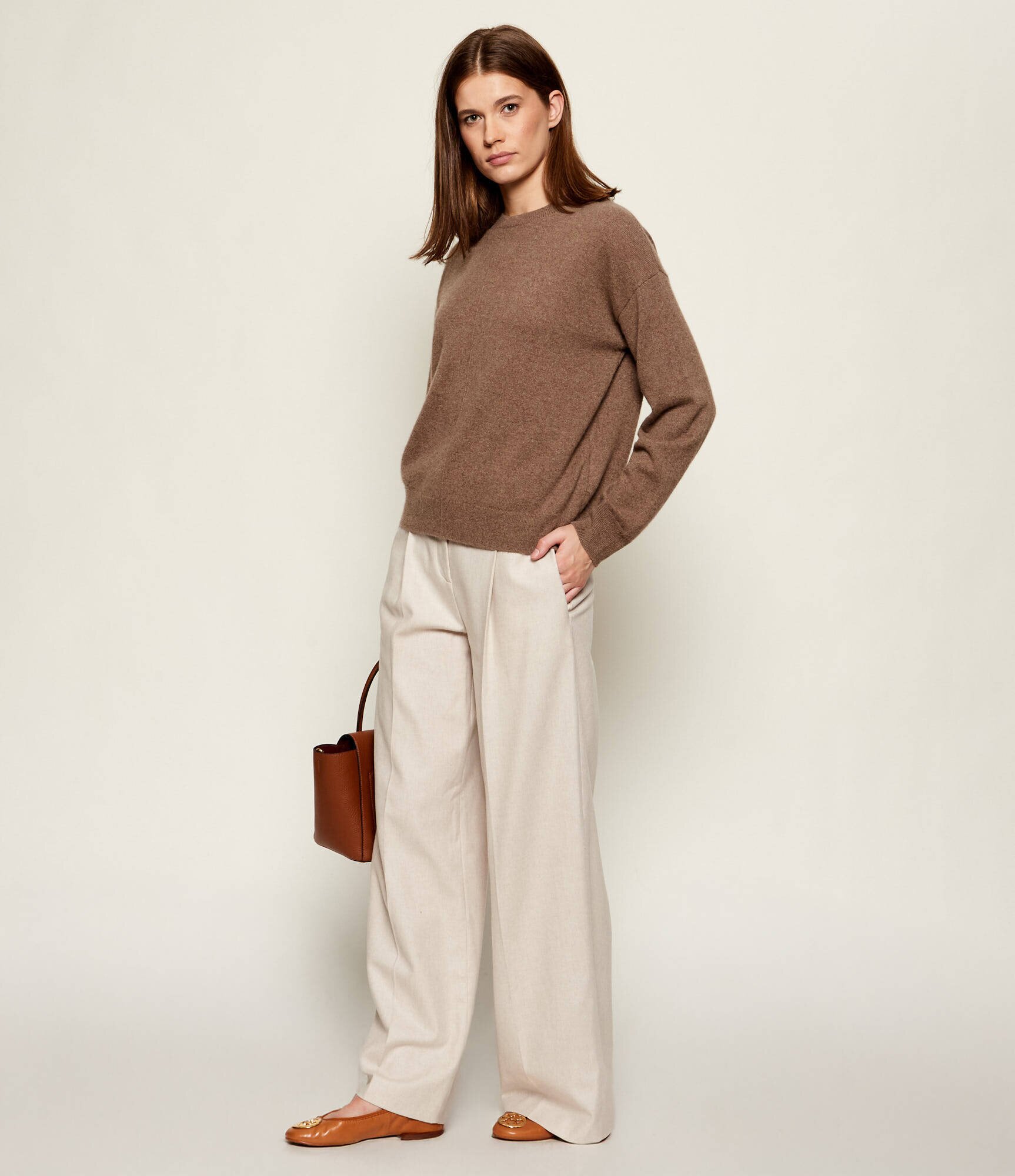 Tory Burch De piele balerini MINNIE TRAVEL