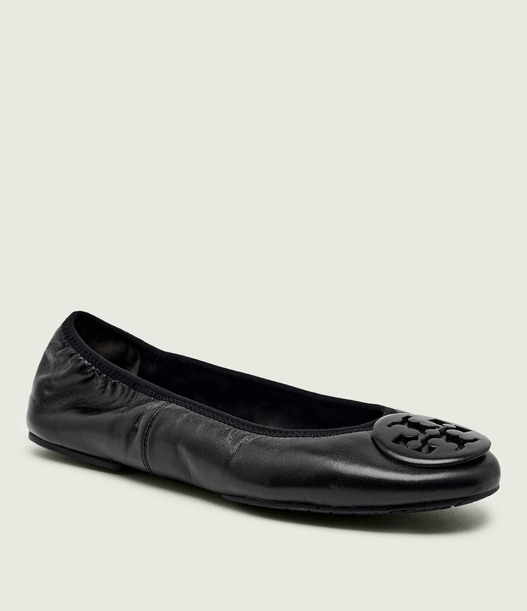 Tory Burch De piele balerini MINNIE TRAVEL
