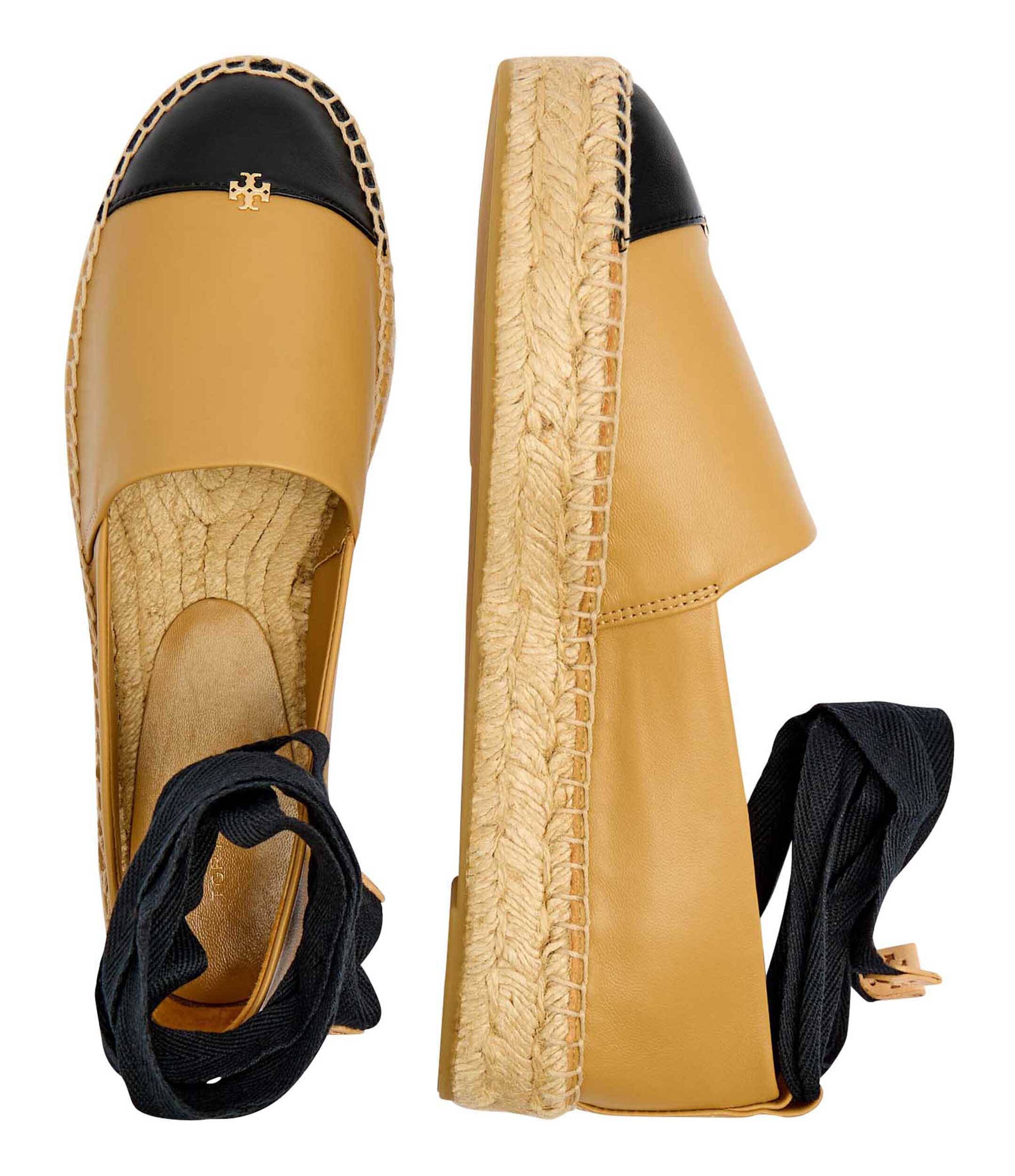 Tory Burch De piele espadrile Cap-Toe