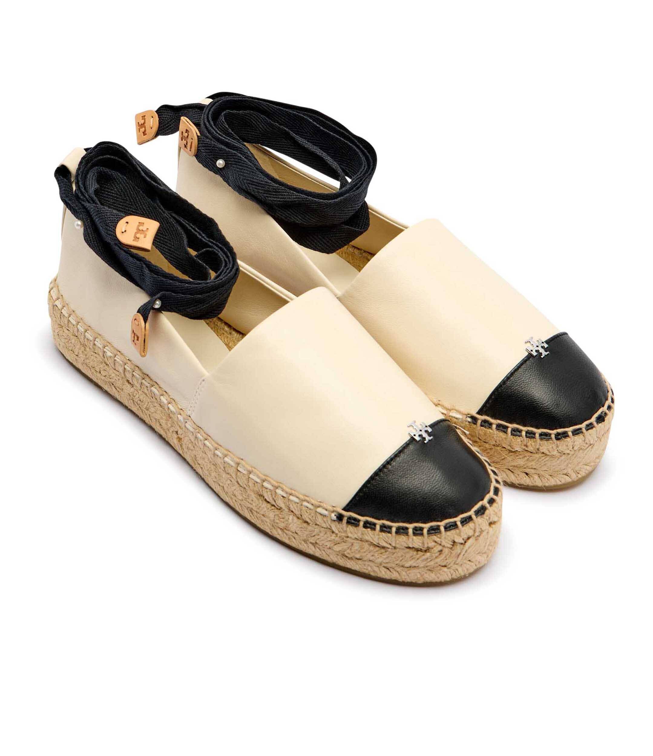 Tory Burch De piele espadrile Cap-Toe