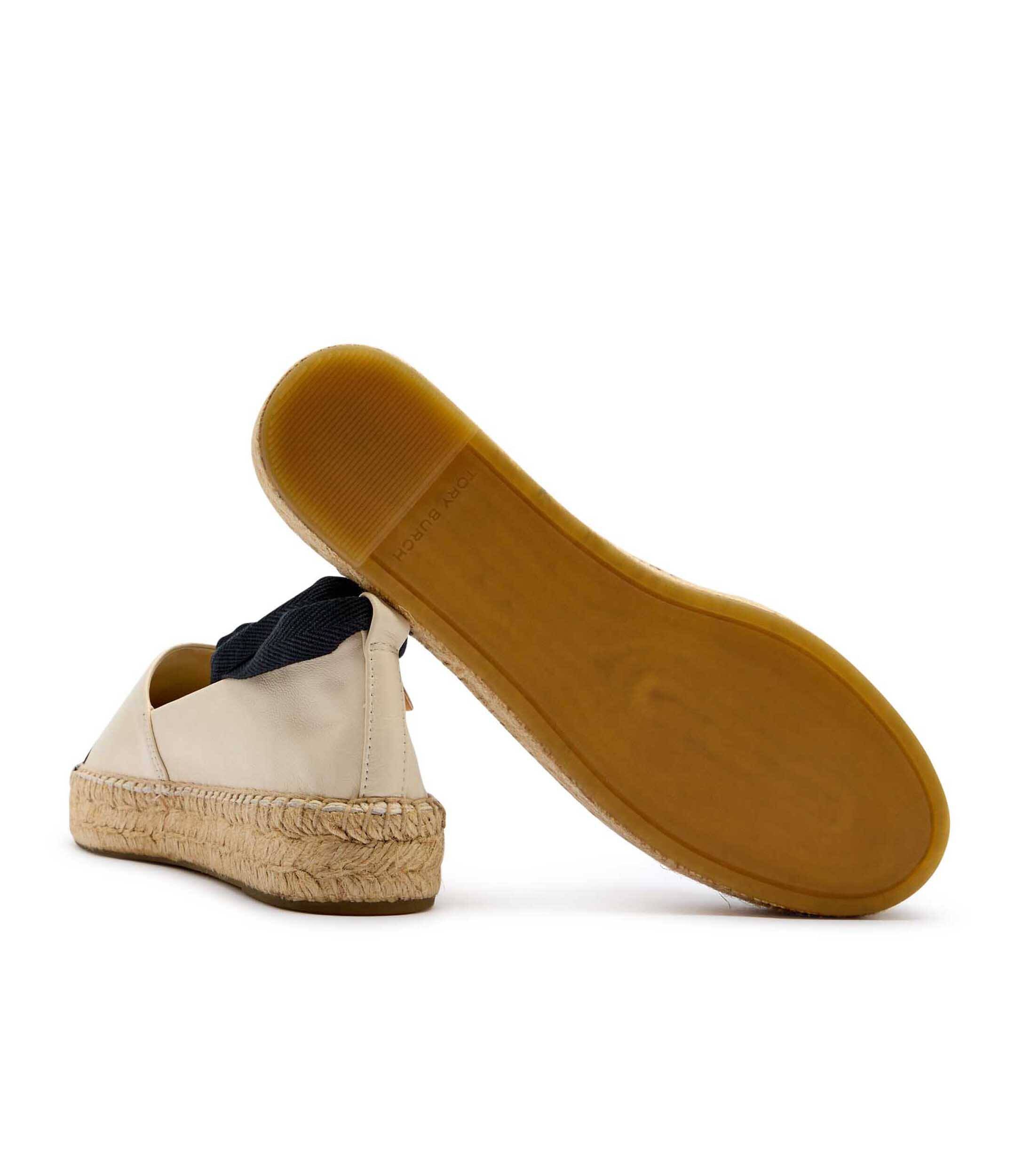 Tory Burch De piele espadrile Cap-Toe