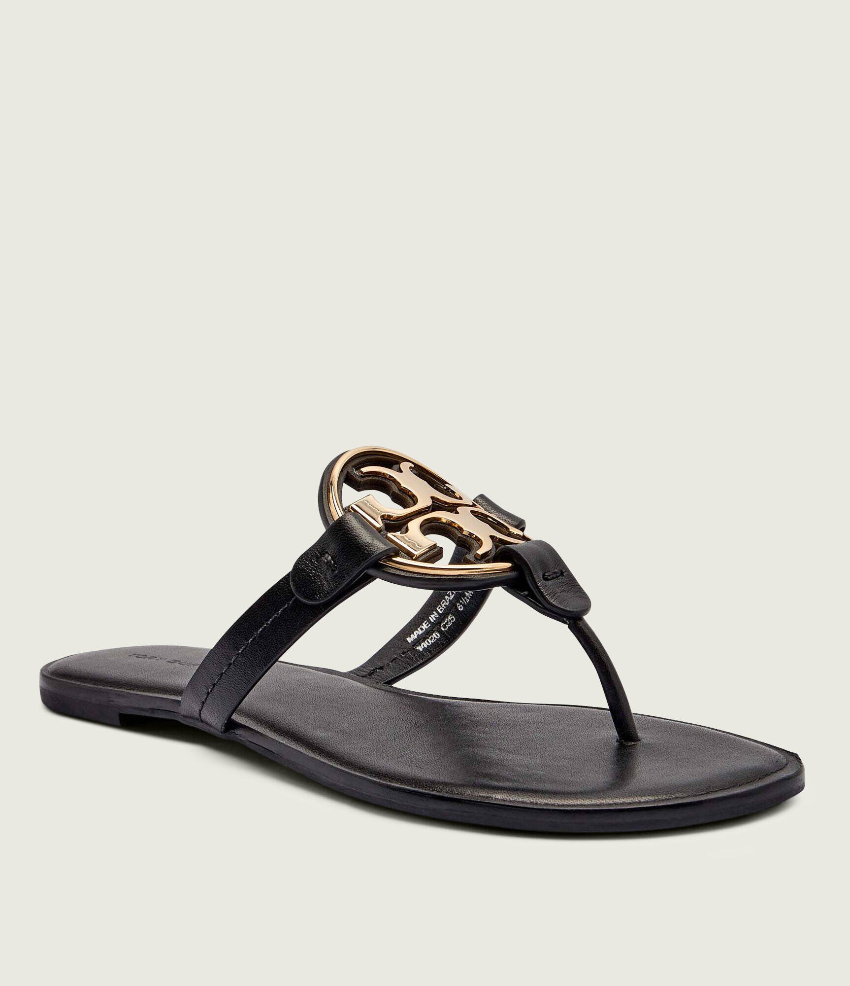 Tory Burch De piele flip flops METAL MILLER