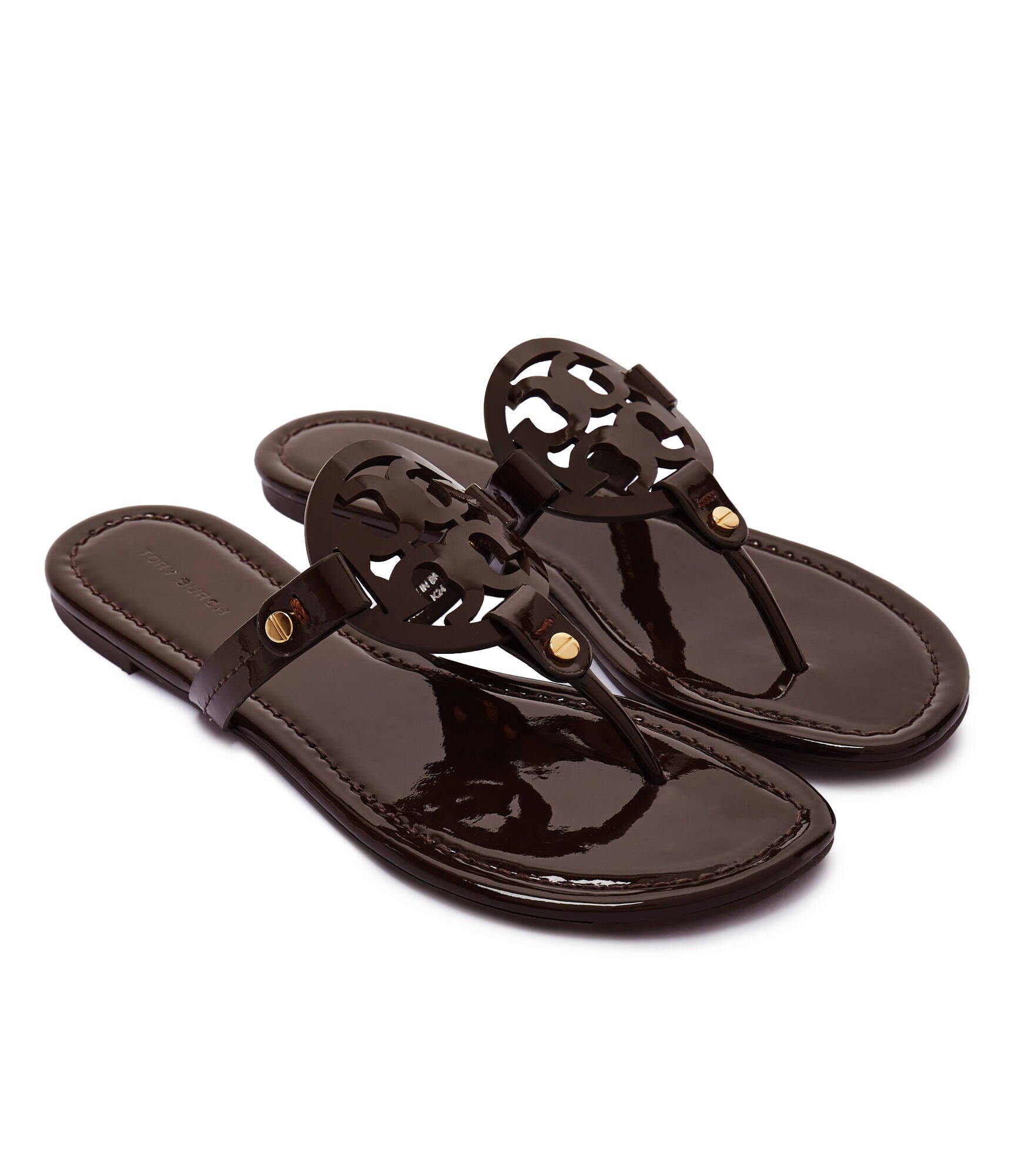 Tory Burch De piele flip flops Miller