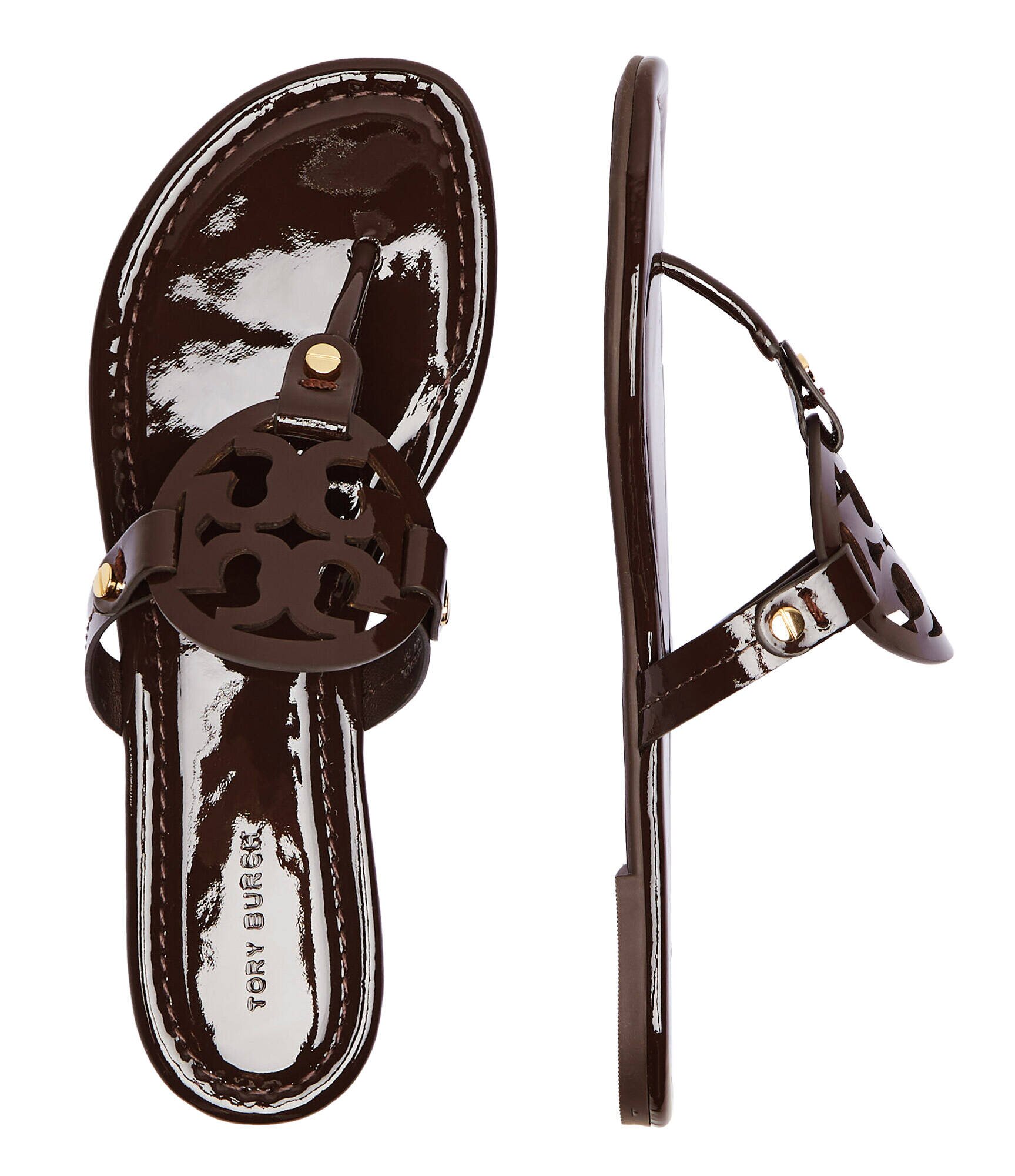 Tory Burch De piele flip flops Miller