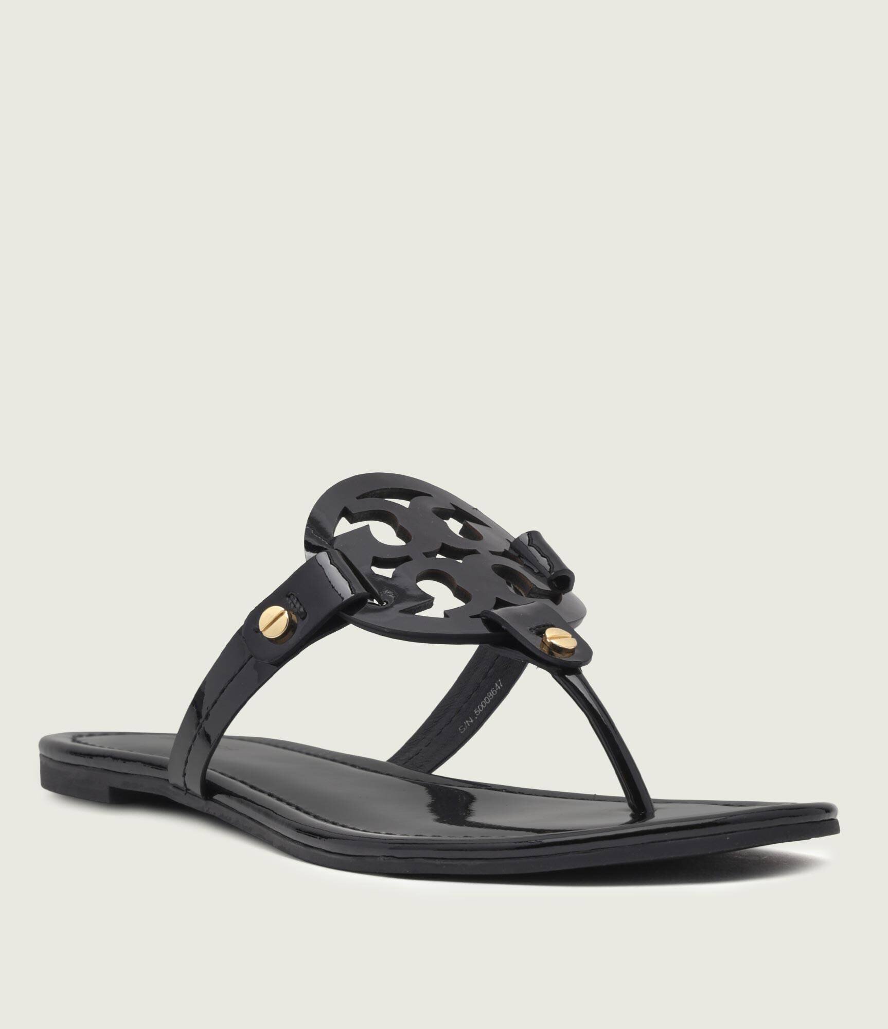 Tory Burch De piele flip flops Miller