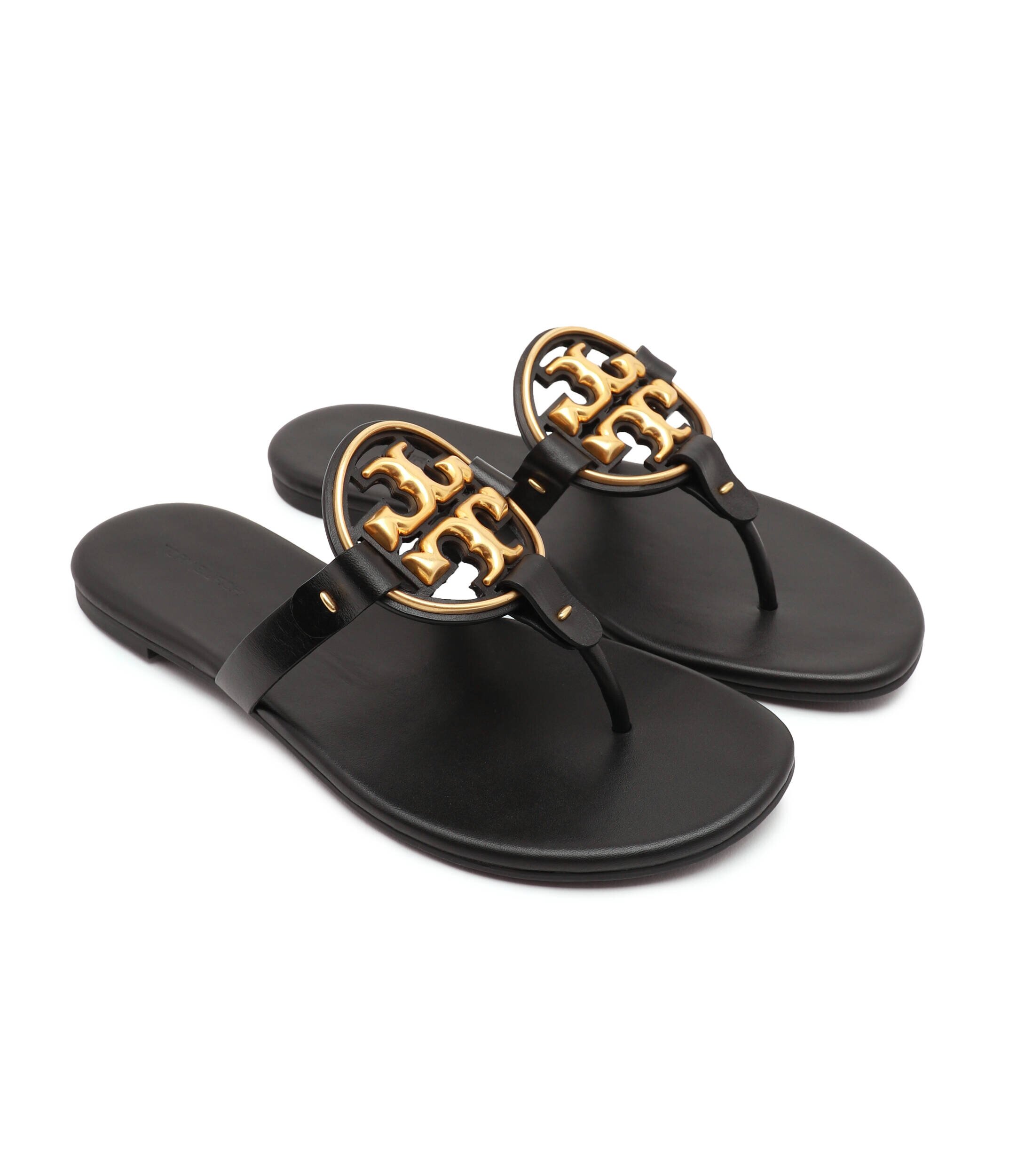 Tory Burch De piele flip flops Miller