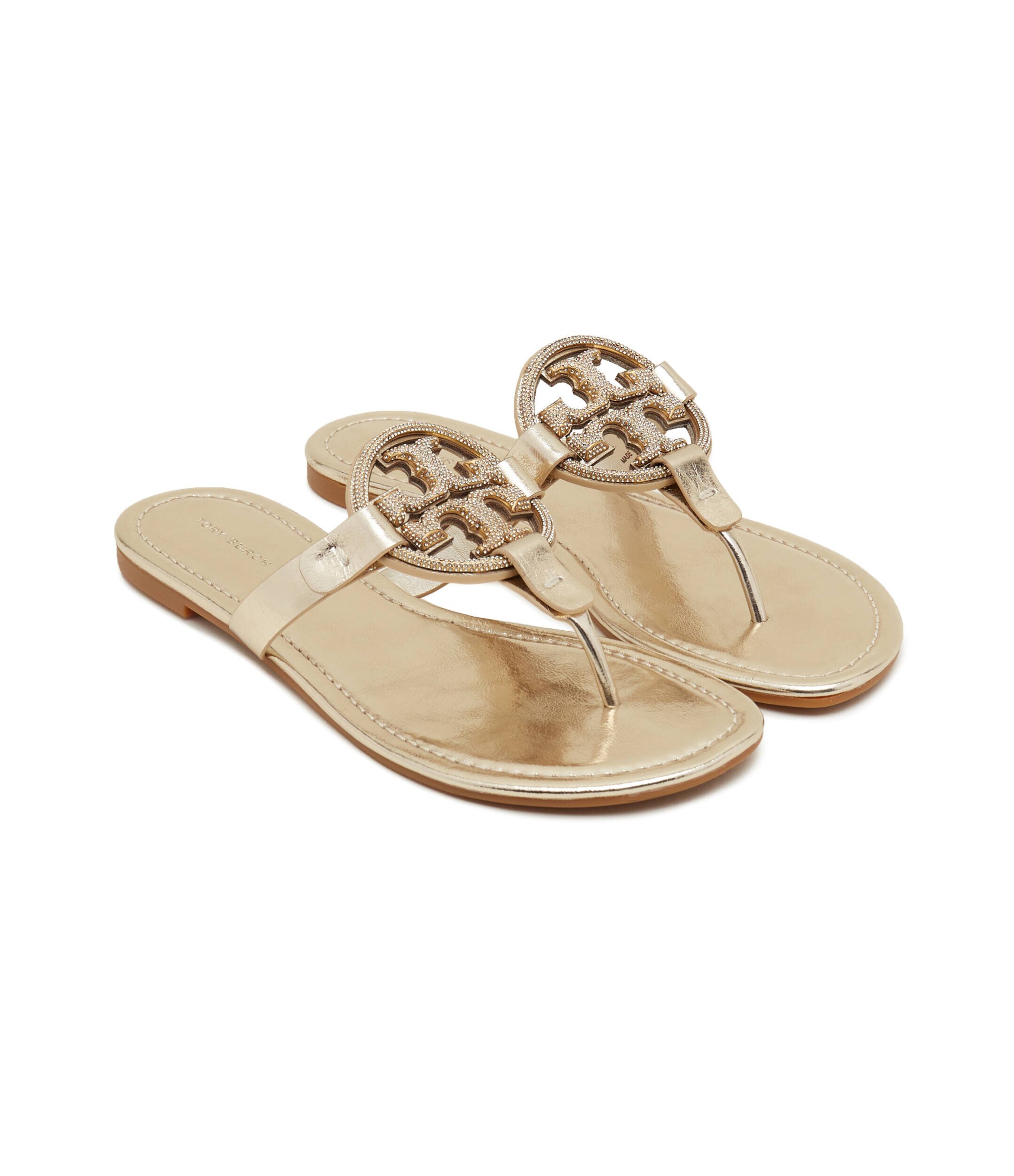 Tory Burch De piele flip flops Miller